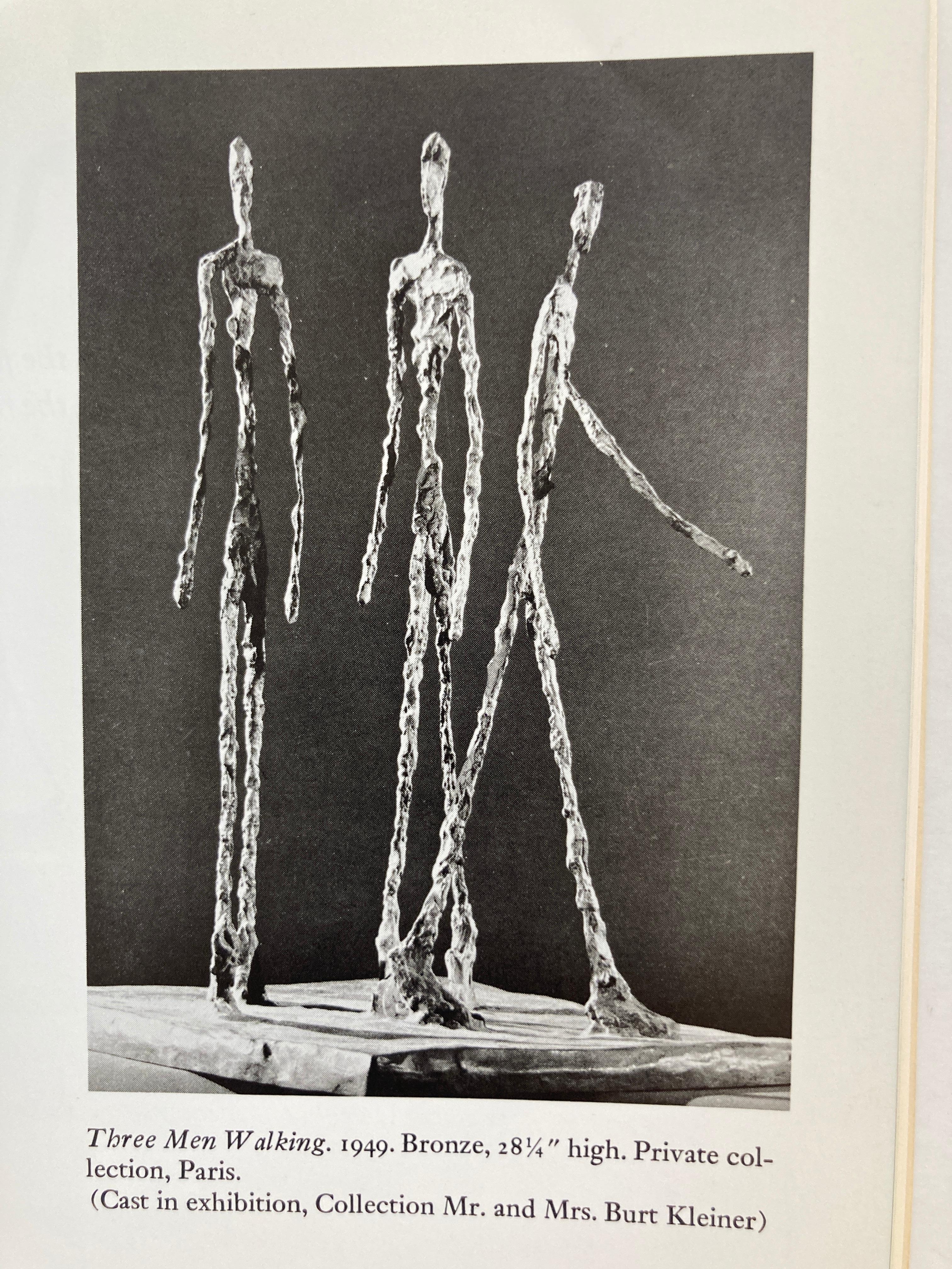Alberto Giacometti Collector Vintage Art Book, 1965 1