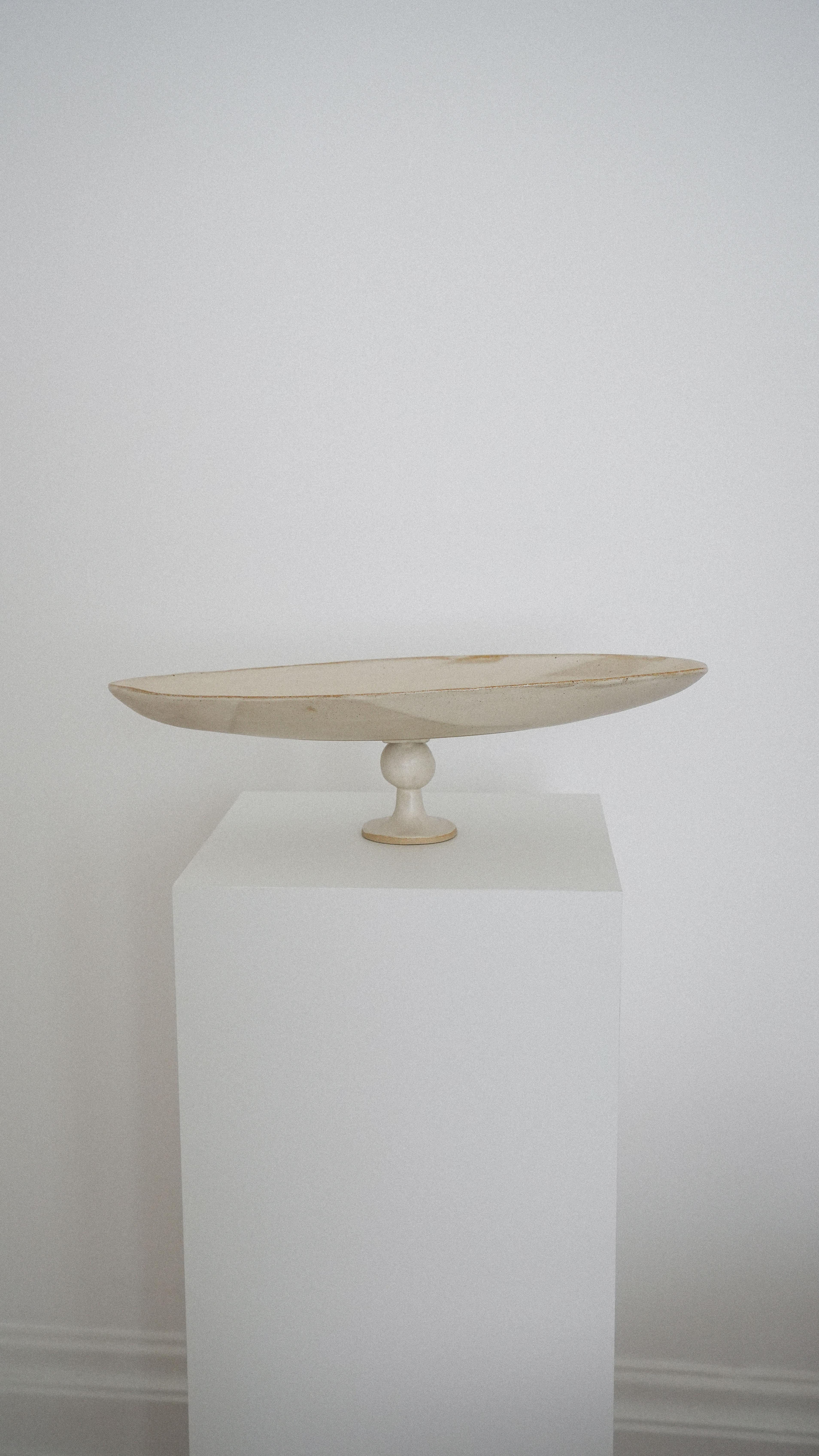 Glazed Alberto Giacometti Inspired Stoneware Centrepiece For Sale