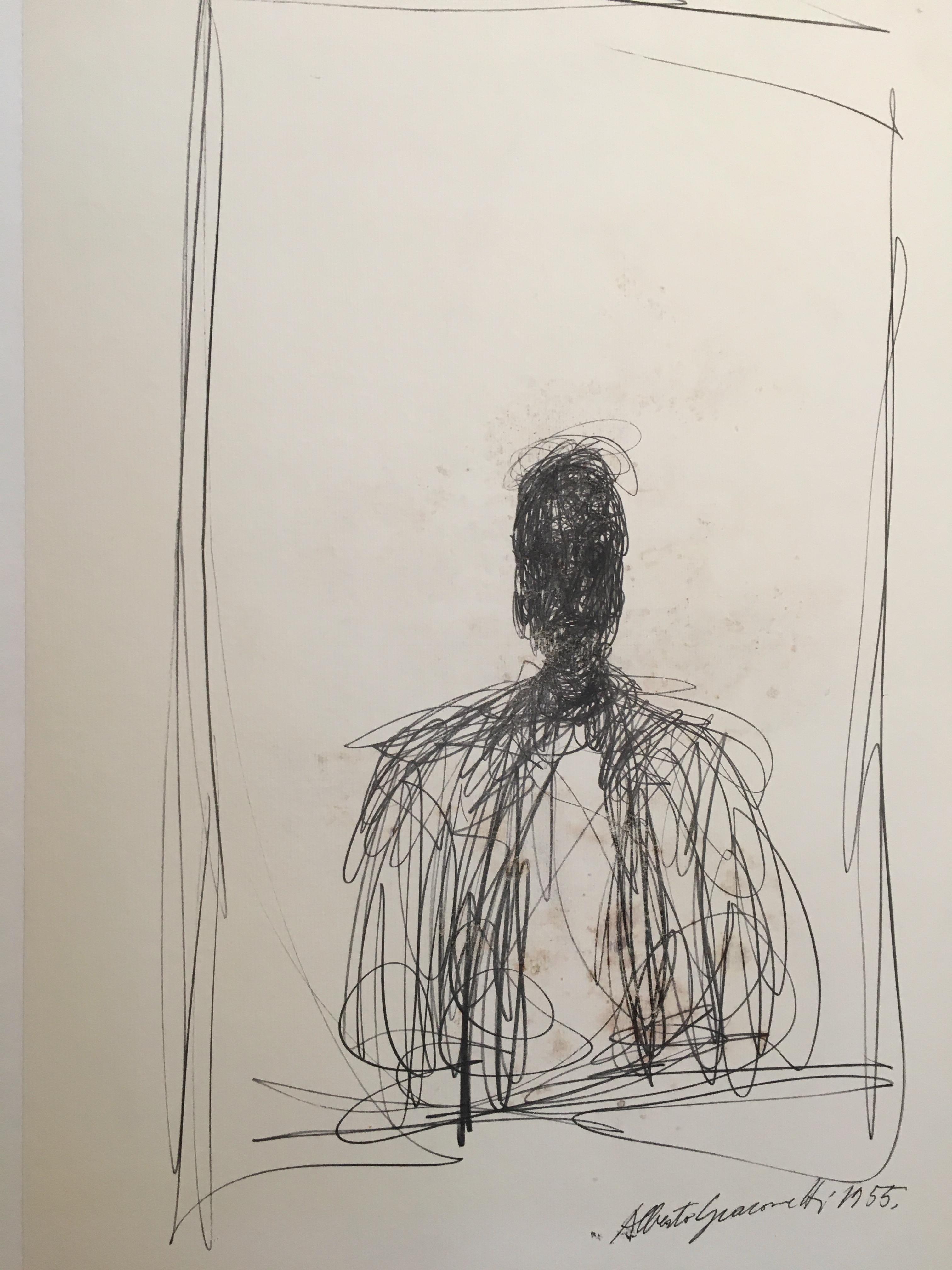 Alberto Giacometti Galère originale et affiche d'exposition:: Galerie Claude Bernard Bon état à Melbourne, Victoria
