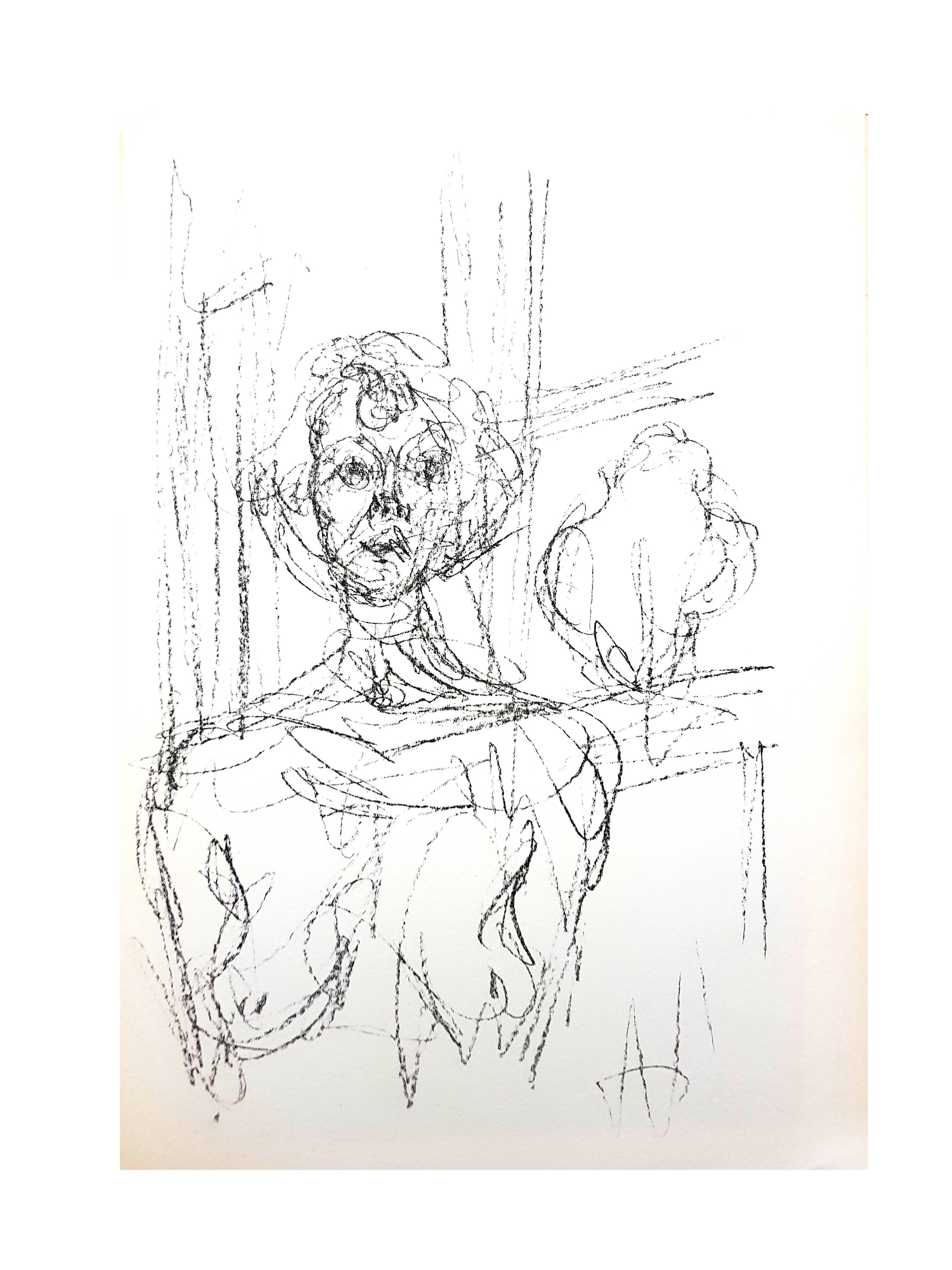 Alberto Giacometti - Composition - Original Lithograph 5