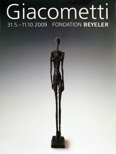 Alberto Giacometti-Grande femme III-50.25" x 35"-Poster-2009-Modernism-Black