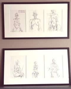 Alberto Giacometti, Lithografien, gedruckt im Atelier Maegh für Derriere le Miroir