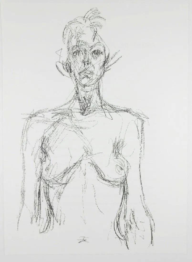 Artist: Alberto Giacometti
Title: 'Nu Feminin'
Year: 1961
Medium: Original Lithograph on vélin paper
Dimensions: 15in. by 11in.
Edition: From the rare limited edition
Reference : Lust, 148-161
Published by Maeght editeur, Paris
Suite: Derriere le