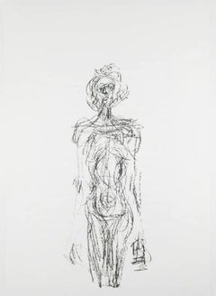 Alberto Giacometti 'Nu Feminin' original lithograph, 1961
