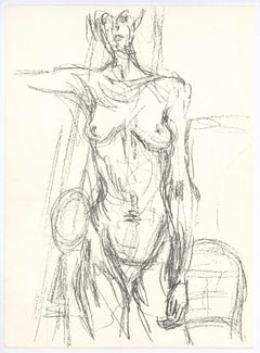Alberto Giacometti, 'Nu' original lithograph, 1961