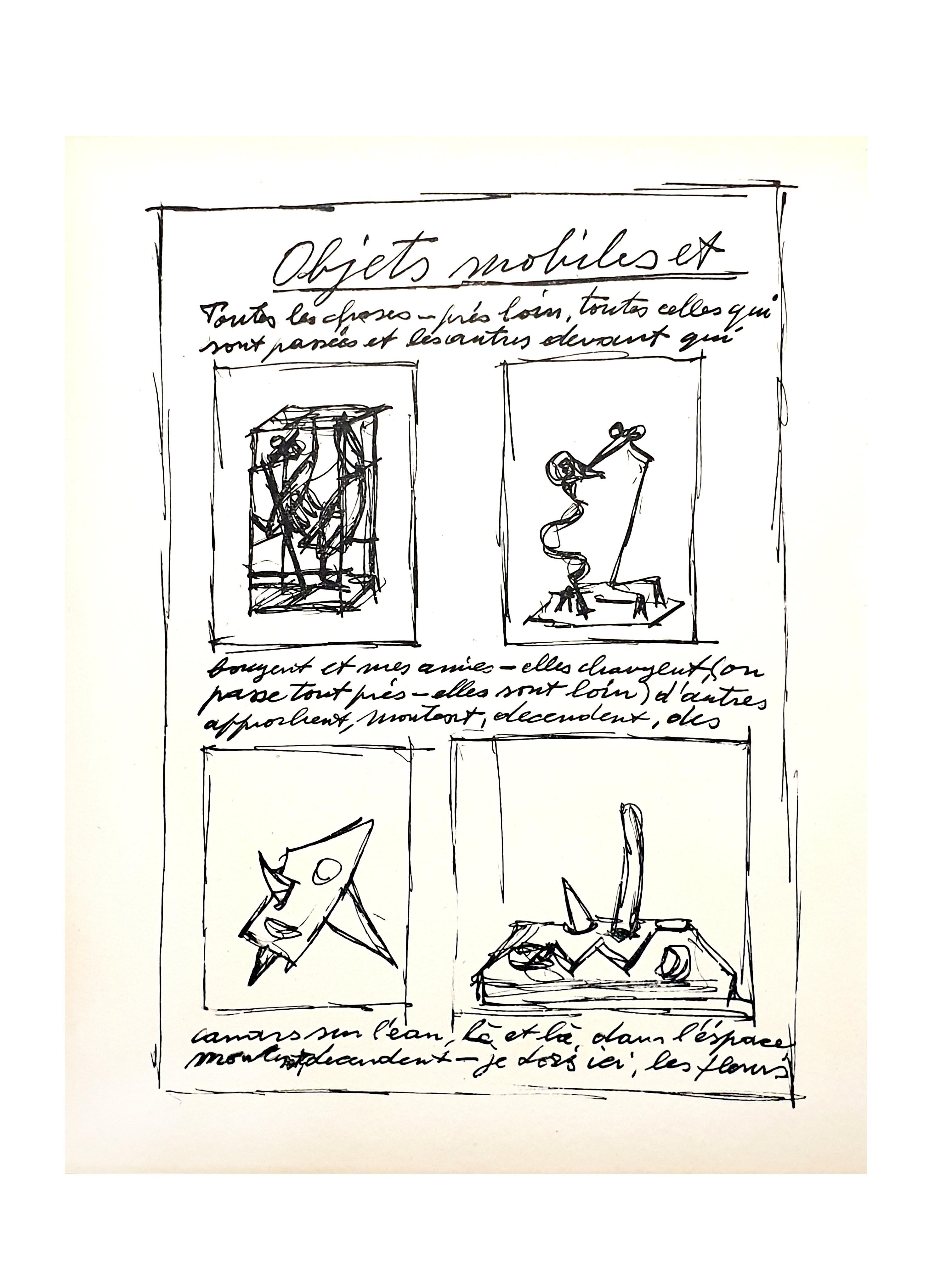 Alberto Giacometti Original Lithograph 2
