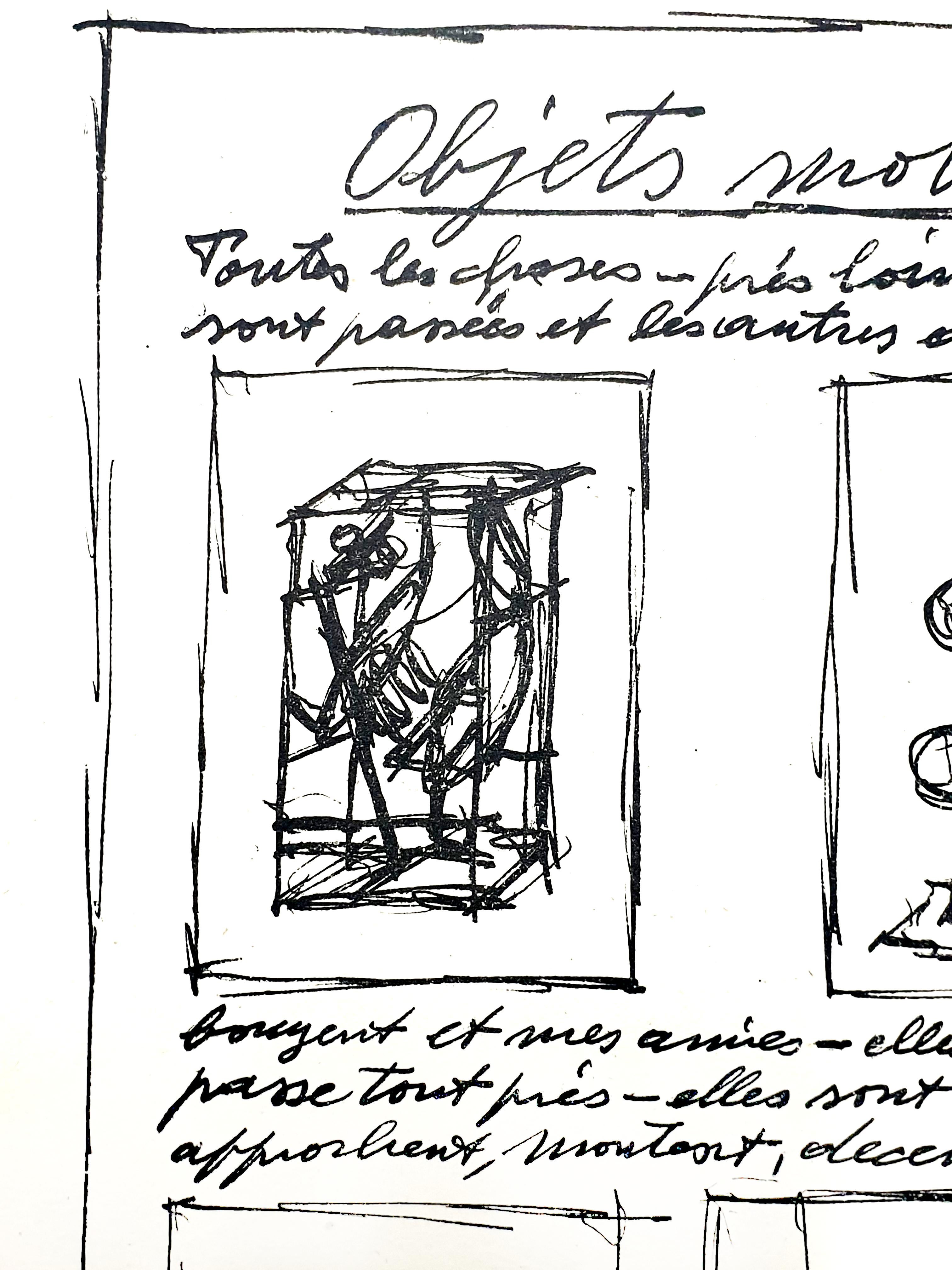 Alberto Giacometti Original Lithograph 3