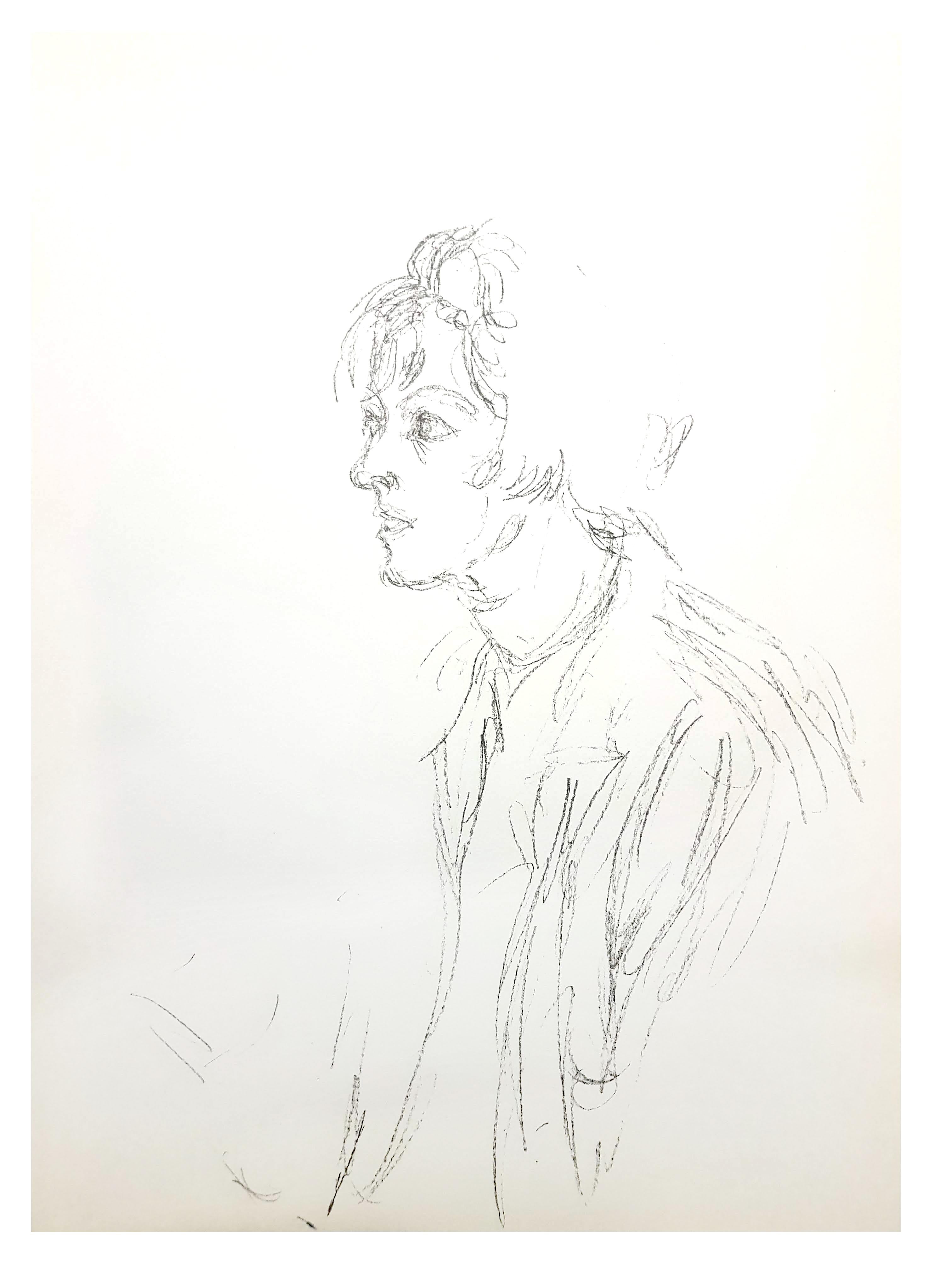 Alberto Giacometti -  Original Lithograph For Sale 4