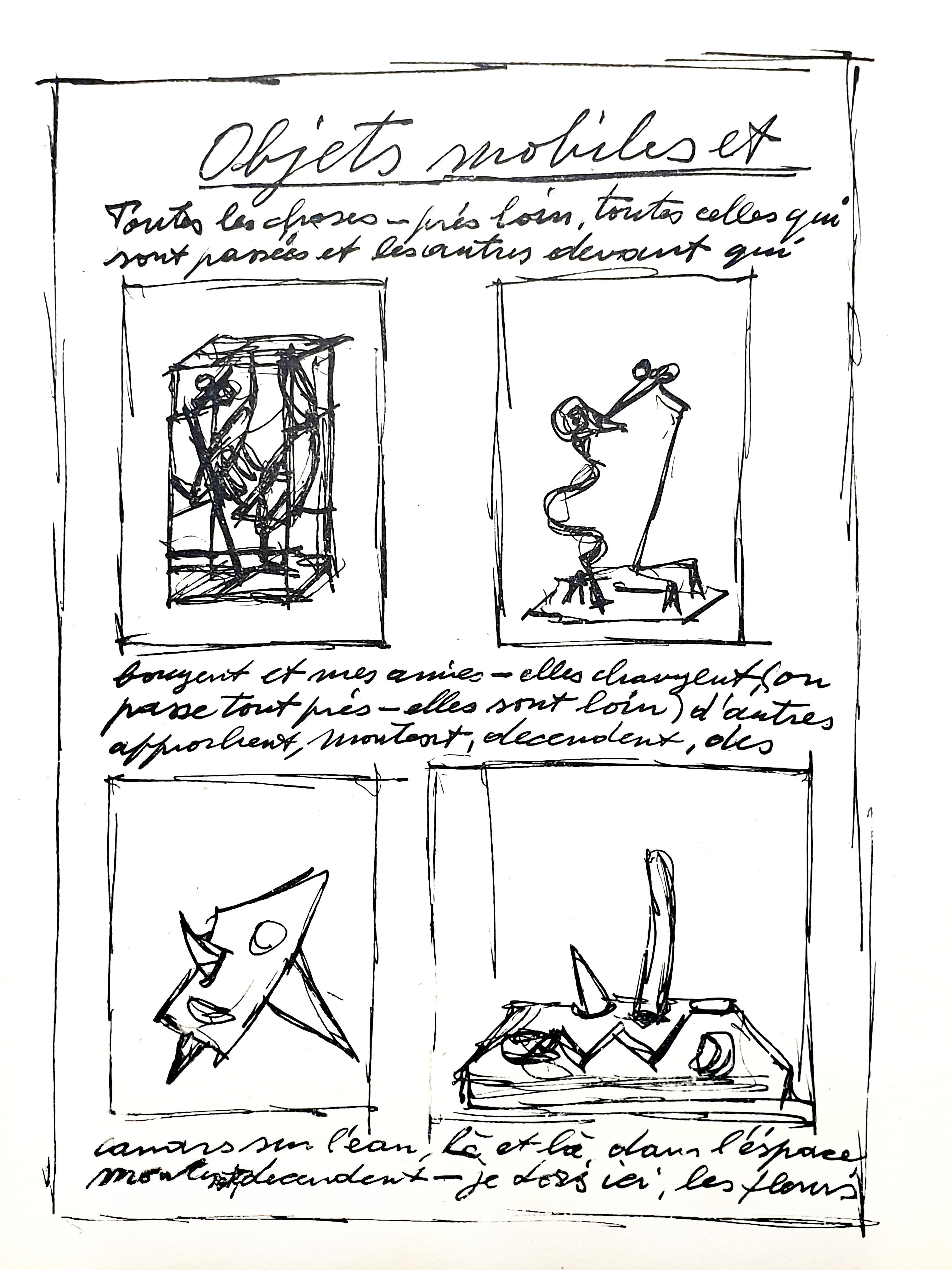Alberto Giacometti Original Lithograph
Published in the deluxe art review, XXe Siecle
1952
Dimensions: 32 x 24 cm 
Publisher: G. di San Lazzaro.
Unsigned and unumbered as issued