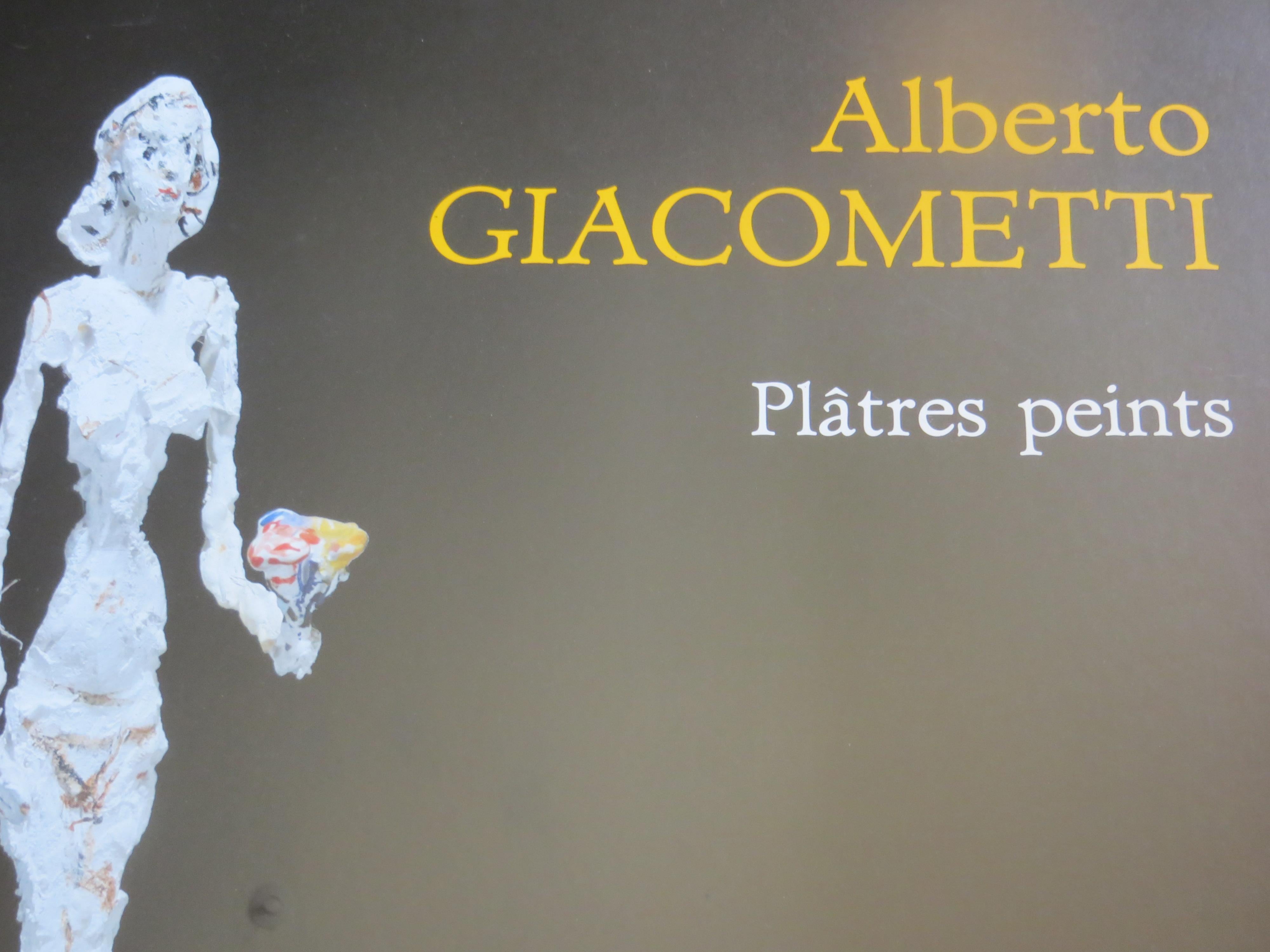 Affiche originale d'Alberto Giacometti : Platre Peints  Exposition 3