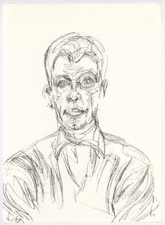 Litografia di Alberto Giacometti "Ritratto d'uomo", 1961