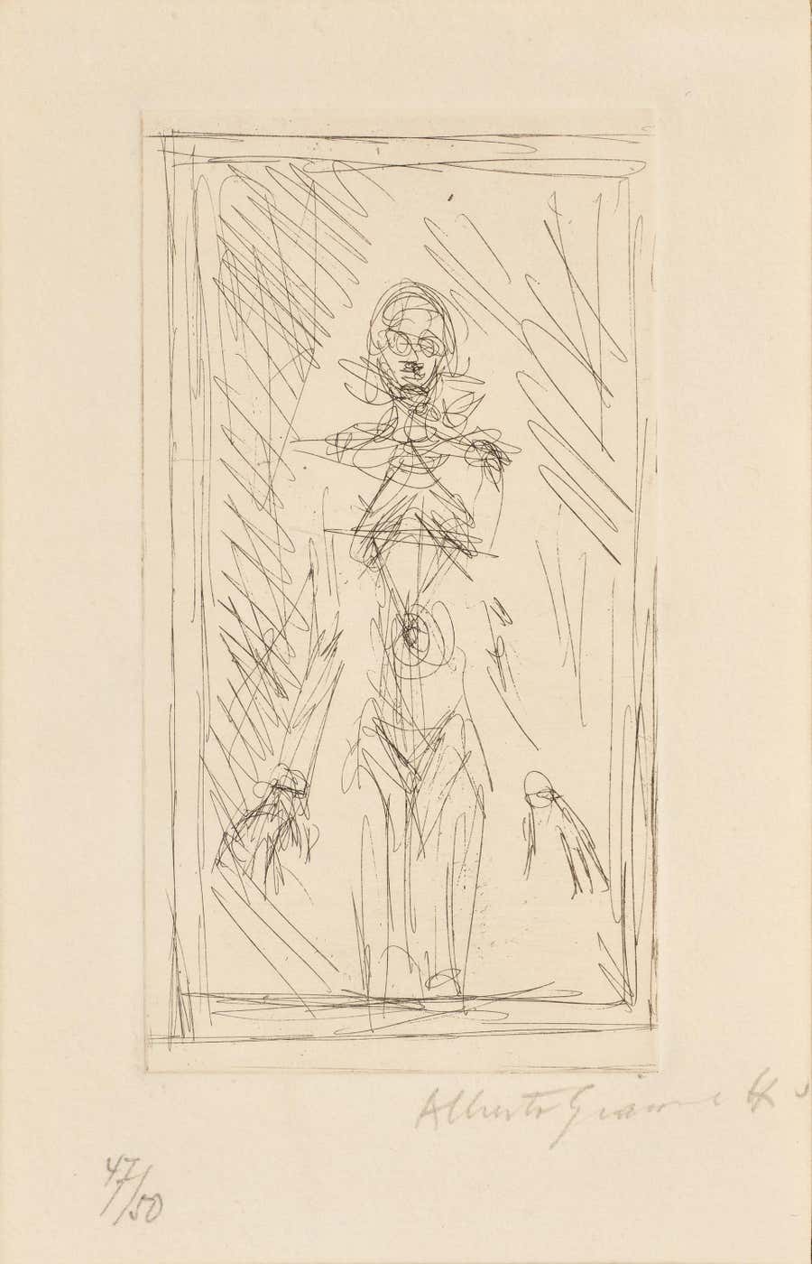 Alberto Giacometti -- Small Standing Nude