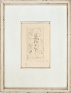 Alberto Giacometti -- Pequeño desnudo de pie
