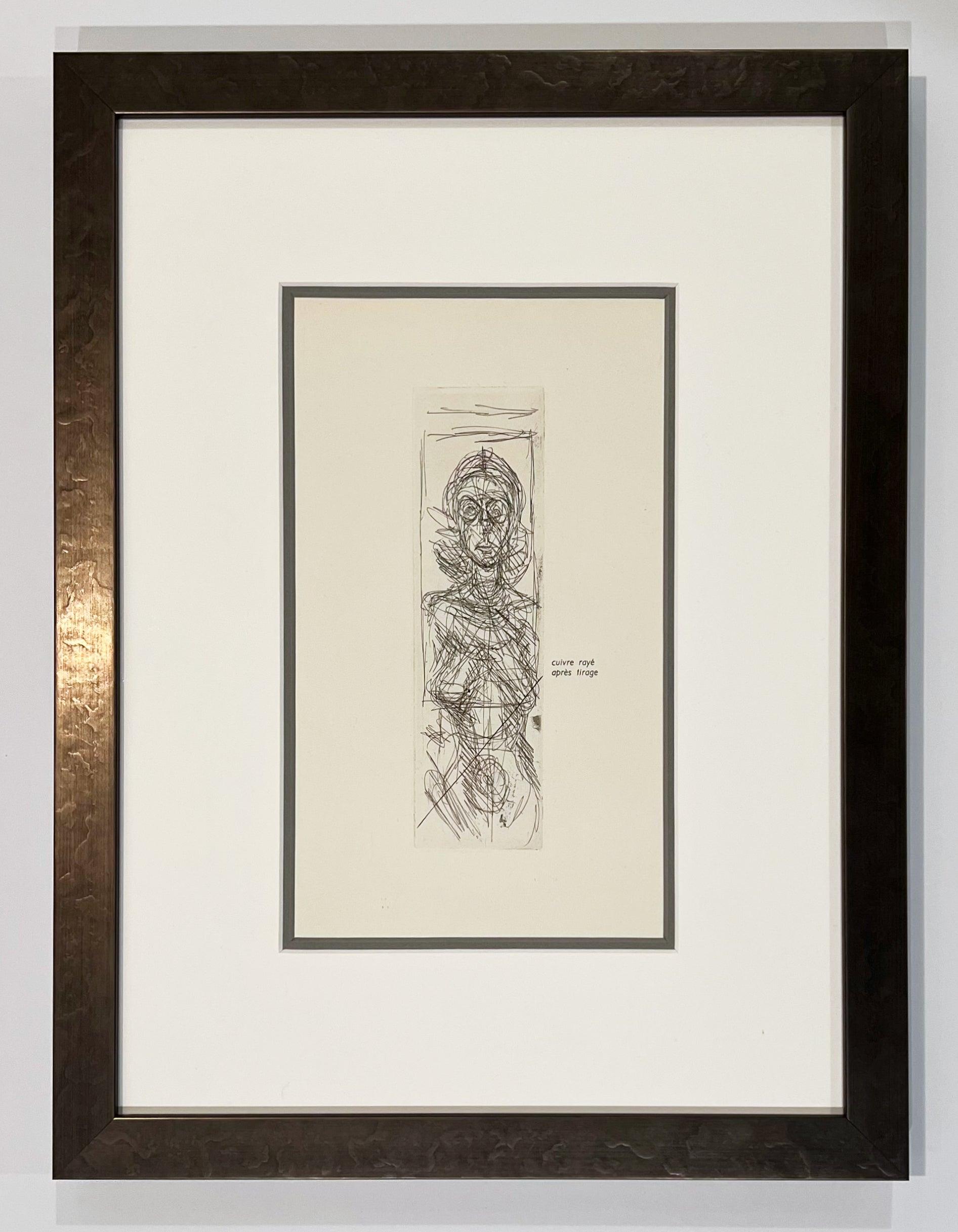Annette nach vorne gerichtet – Print von Alberto Giacometti