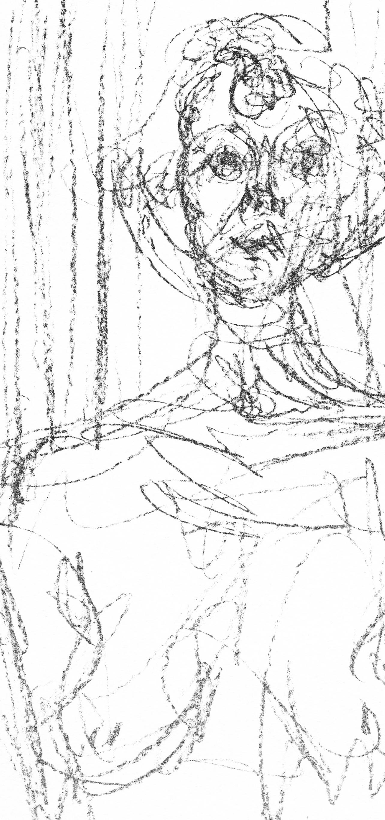 Annette, Impresiones de la imprenta Mourlot - Abstract Print Gris de Alberto Giacometti