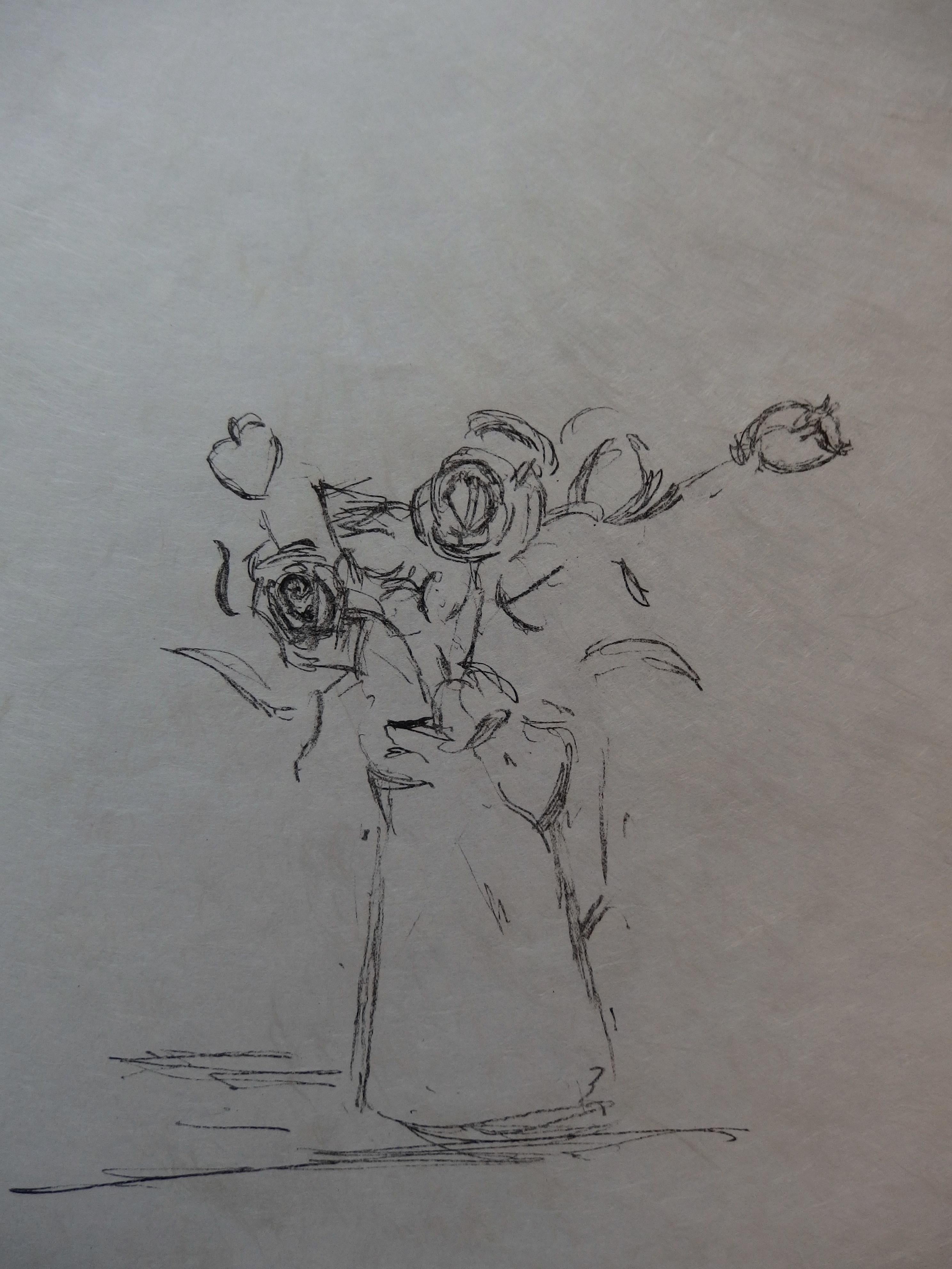 alberto giacometti bouquet of roses
