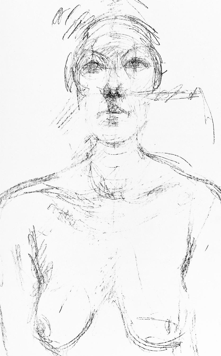 Buste II (Lust 31), Derrière le miroir - Print di Alberto Giacometti