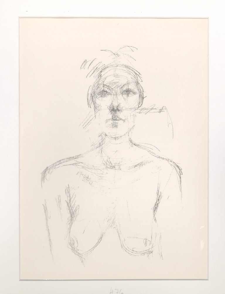 Alberto Giacometti - Nu Assis (original lithograph), Print 