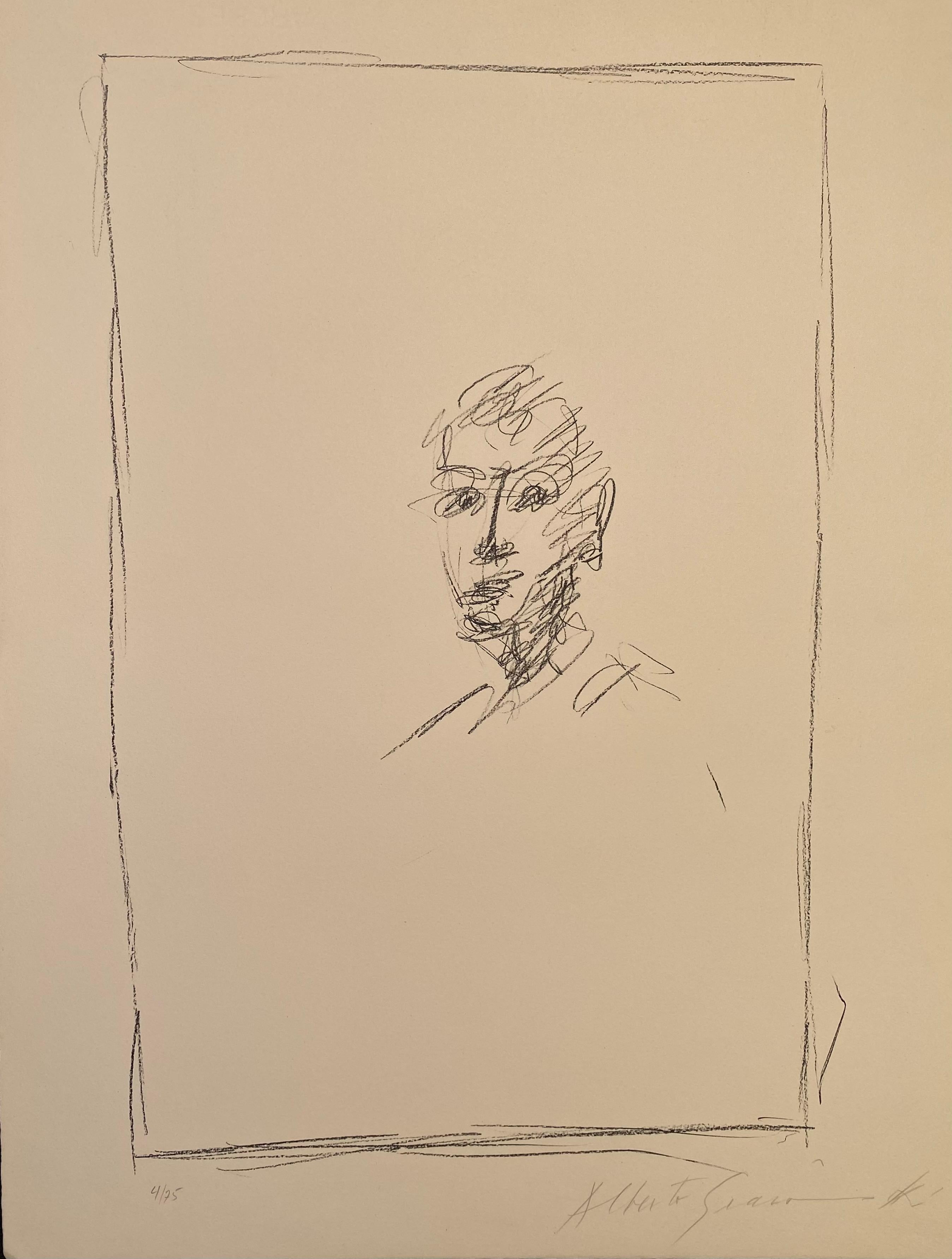Dans Le Miroir - Print by Alberto Giacometti