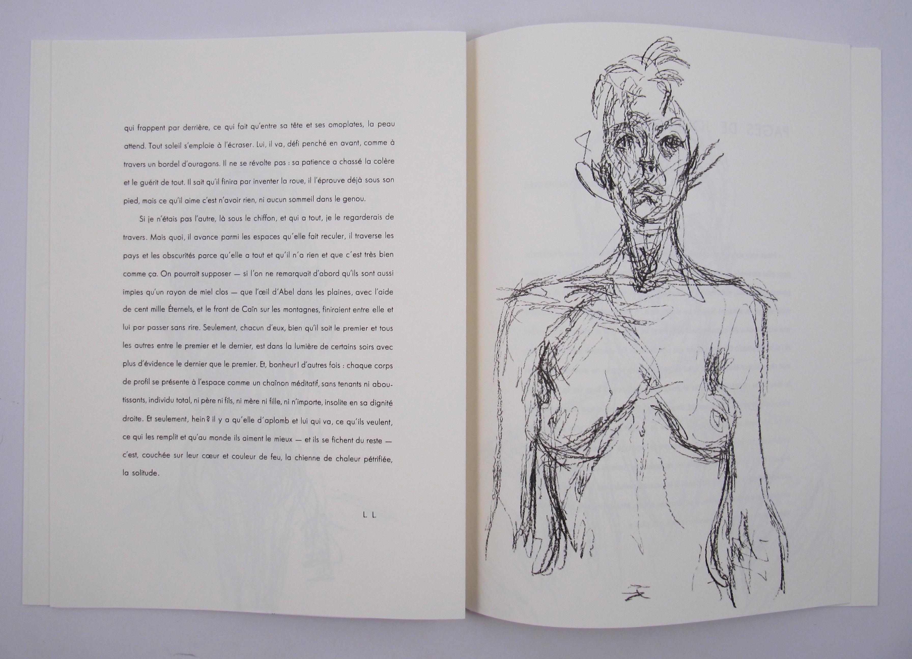 Derrière le Miroir 127 - Folio de 14 lithographies originales d'Alberto Giacometti 10