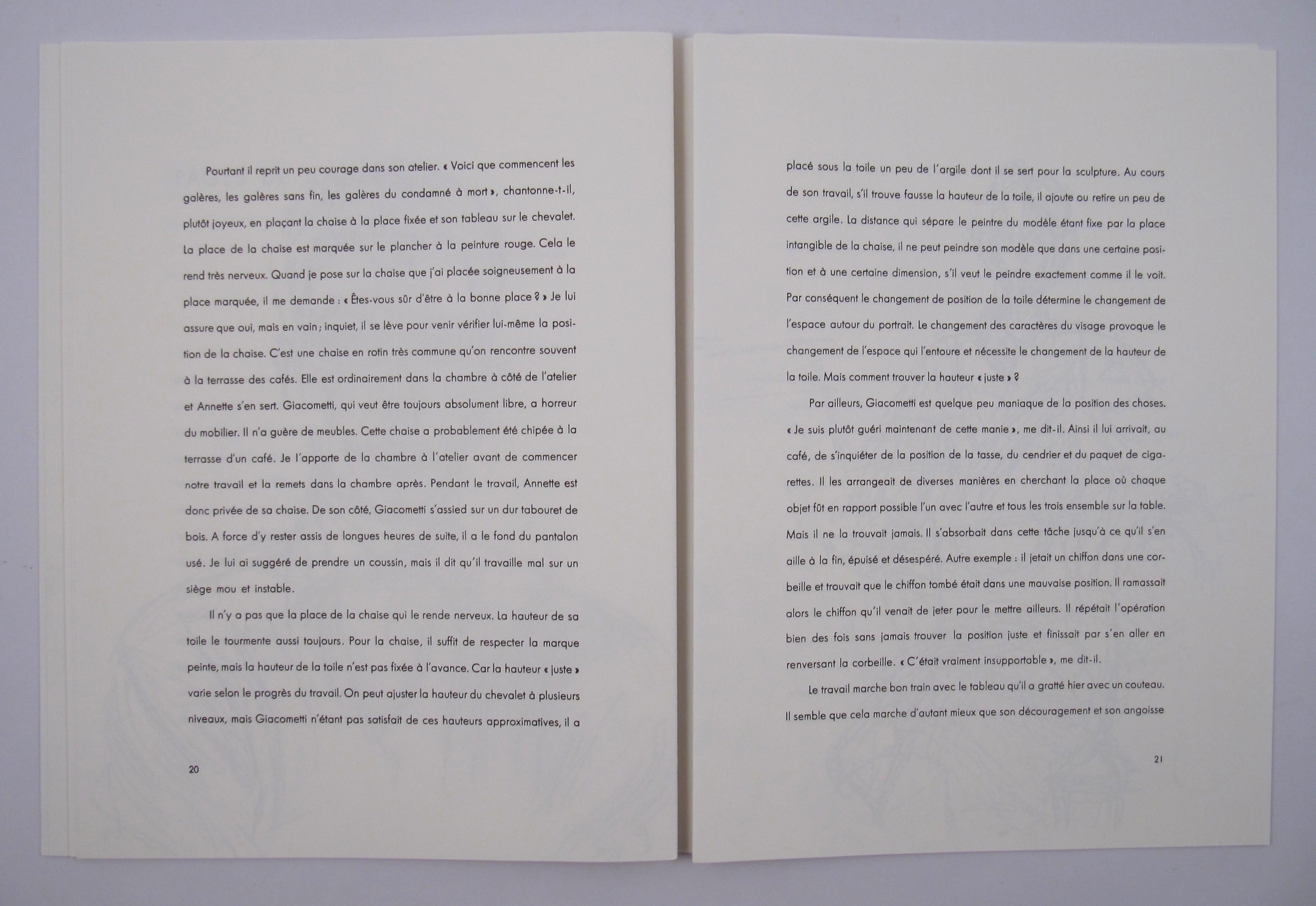 Derrière le Miroir 127 - Folio de 14 lithographies originales d'Alberto Giacometti 12