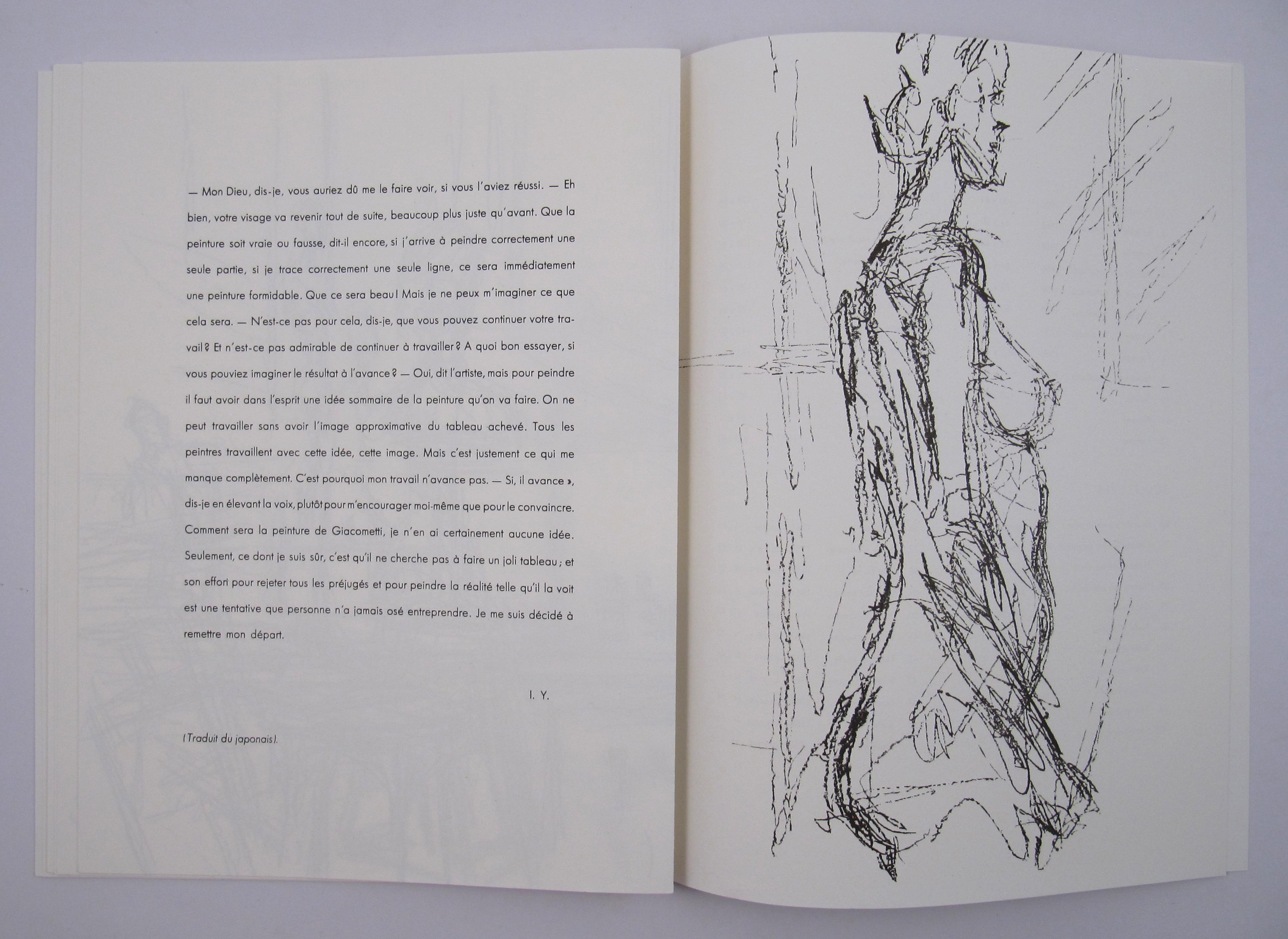 Derrière le Miroir 127 - Folio of 14 original Lithographs by Alberto Giacometti 13