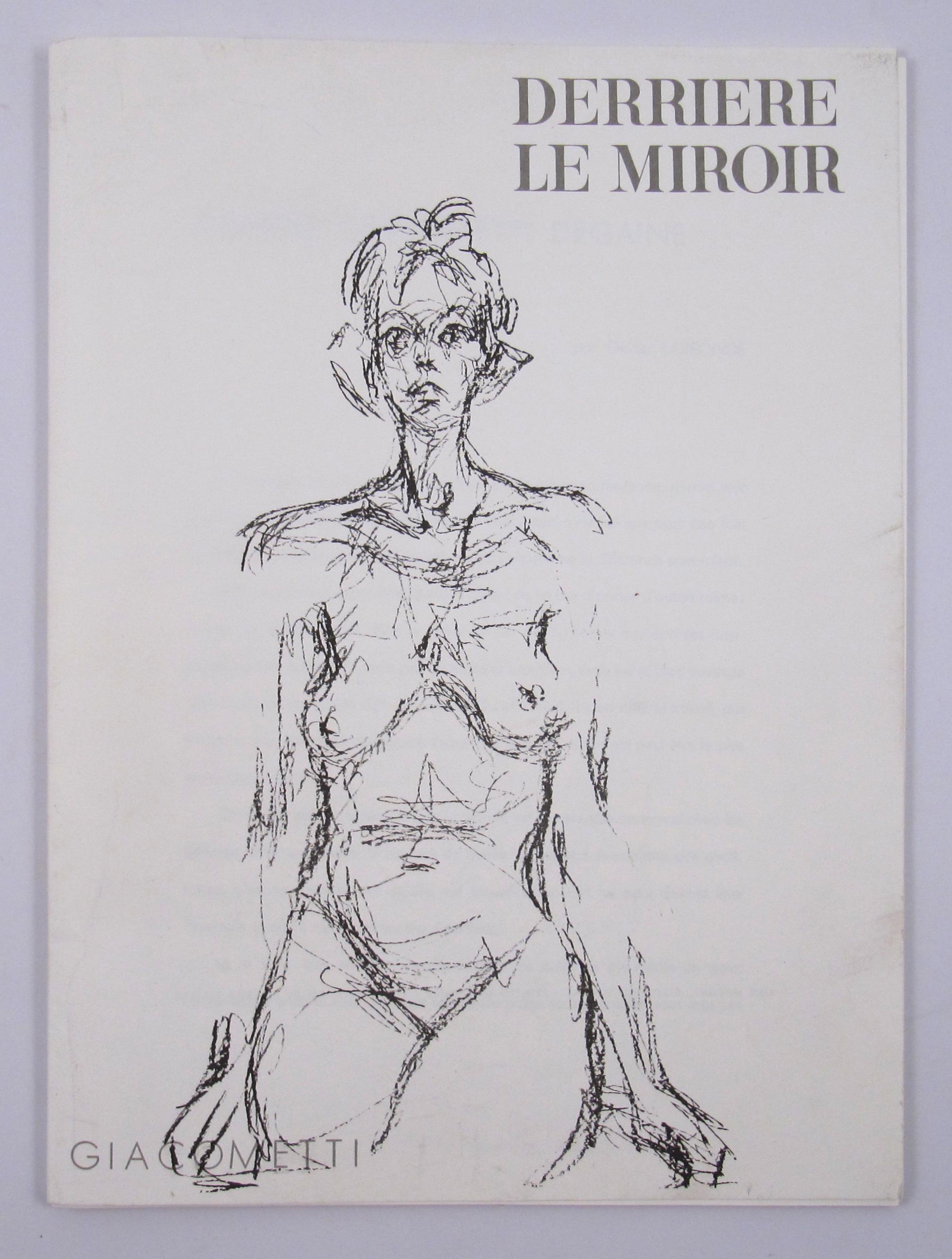 Derrière le Miroir 127 - Folio de 14 lithographies originales d'Alberto Giacometti 1