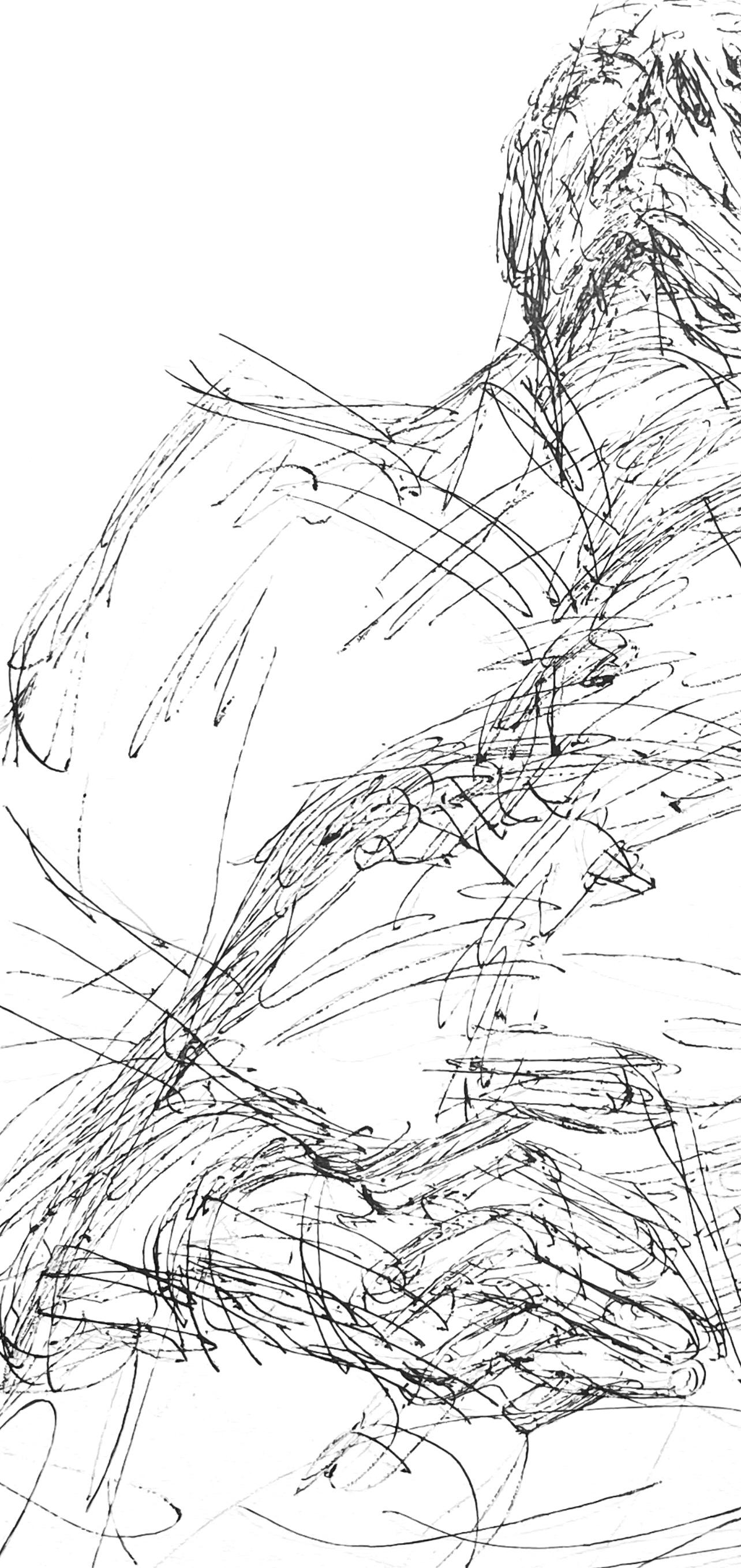 Georges Braque le 31 août 1963, L'Hommage à Georges Braque, Derrière le miroir - Modern Print by Alberto Giacometti
