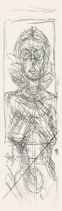 Vintage Giacometti, Annette de face, Derrière le miroir (after)
