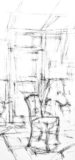 Alberto Giacometti, La chaise, de Derriere le Miroir, 1954 (d'après)