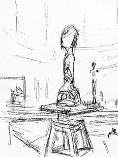 Alberto Giacometti, The Studio, from Derriere le miroir, 1961 (after)