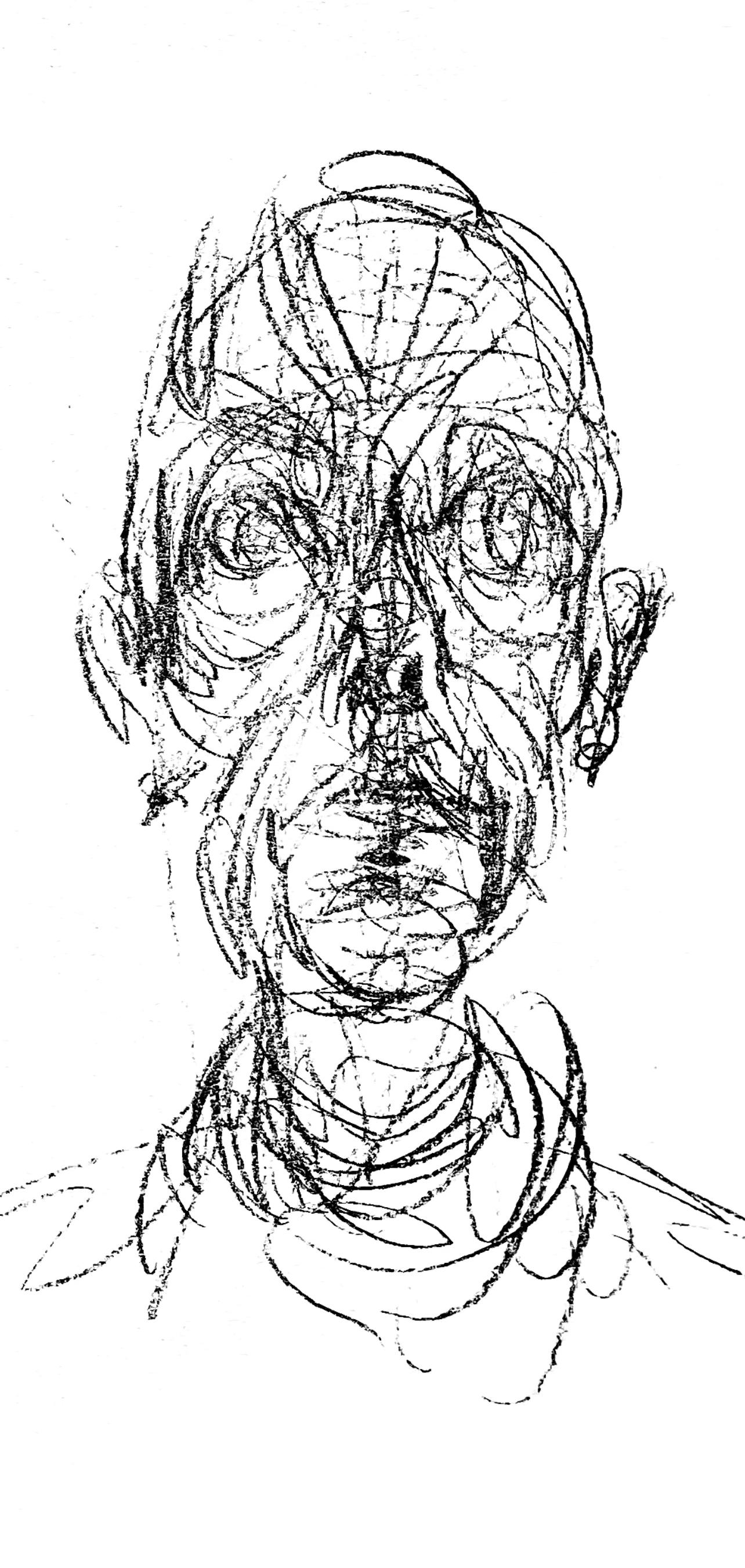 Giacometti, Komposition, Derrière le miroir (nach) – Print von Alberto Giacometti