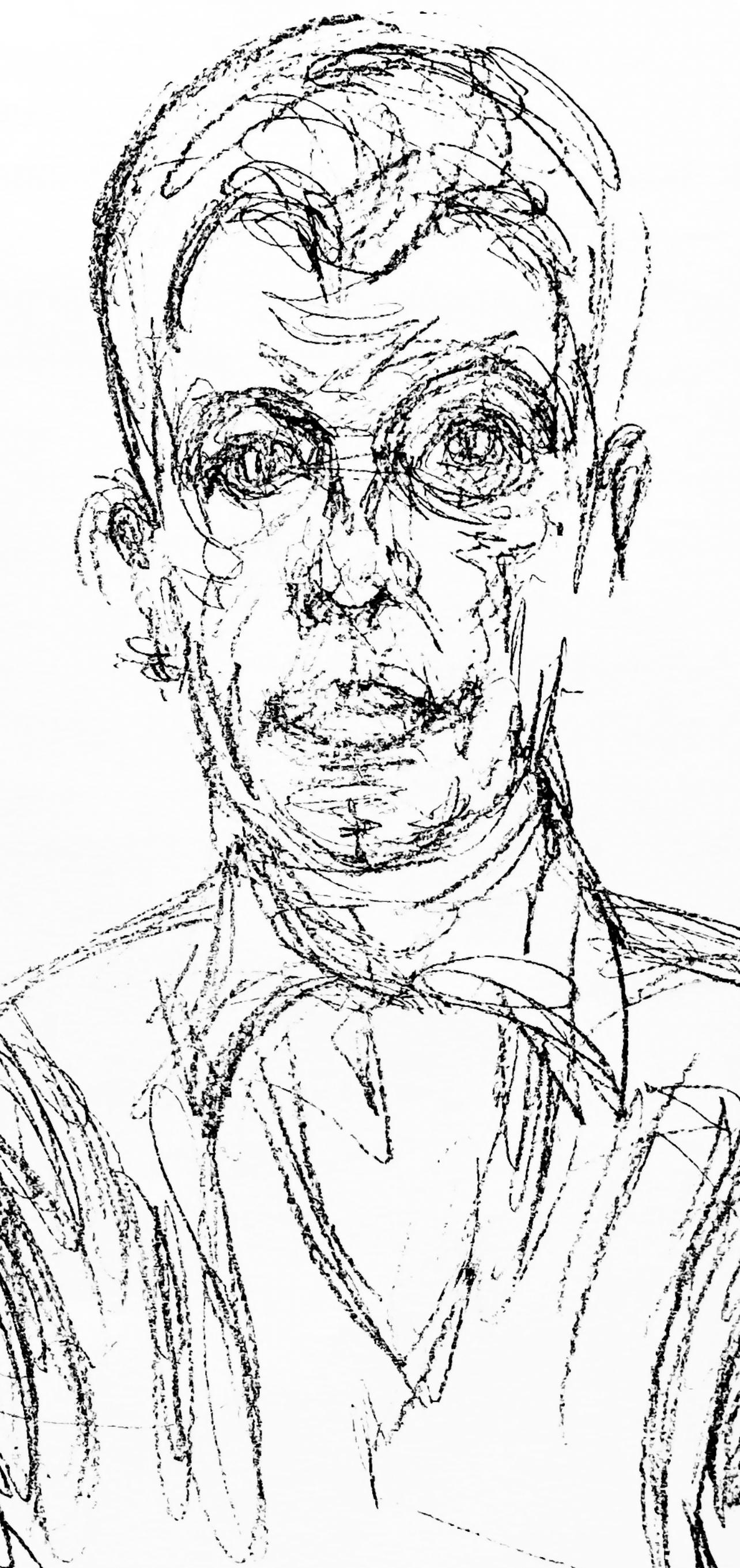 Giacometti, Komposition, Derrière le miroir (nach) – Print von Alberto Giacometti