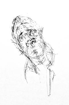 Alberto Giacometti, Kopf eines Mannes, aus Derriere le Miroir, 1957 (nach)