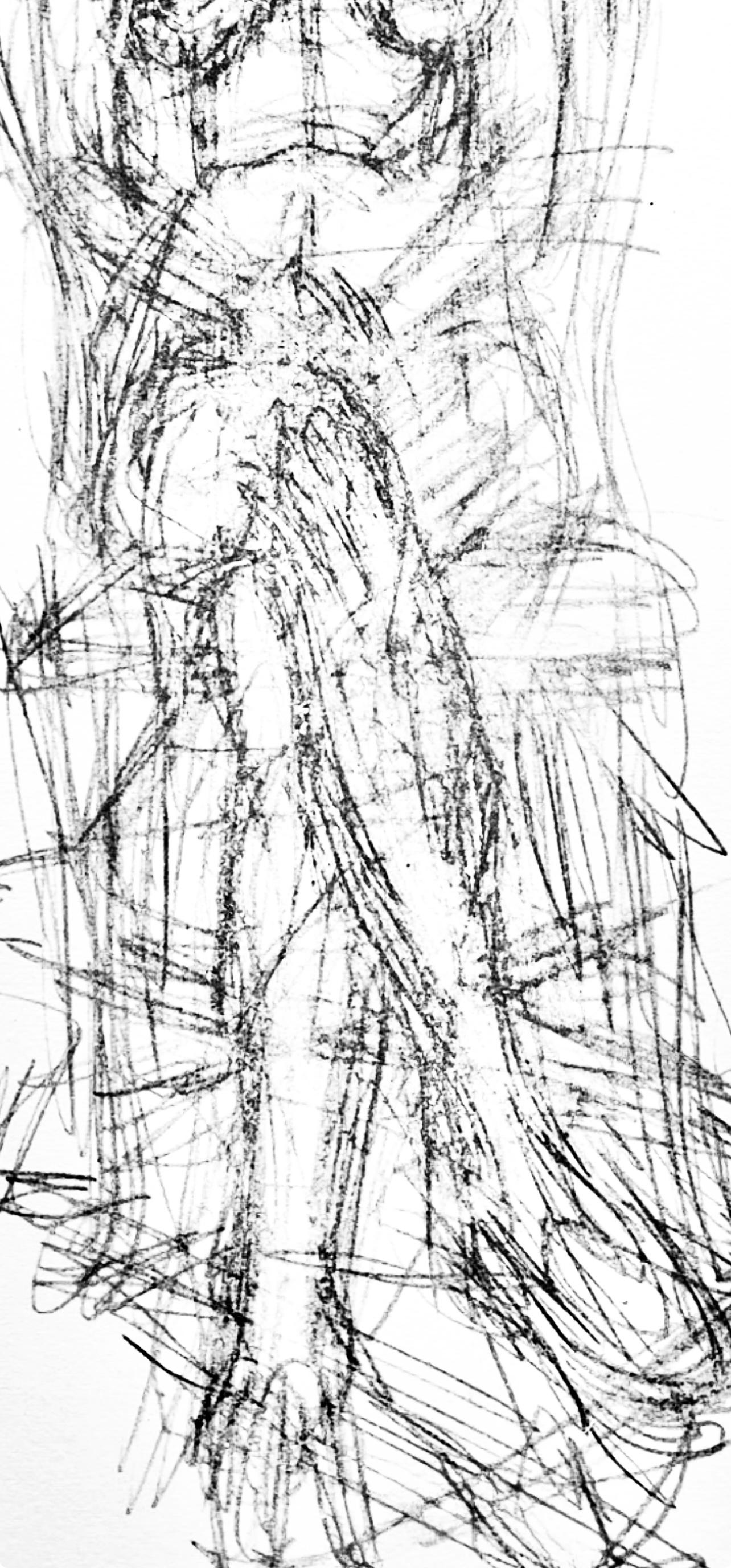 Giacometti, Komposition, Derrière le miroir (nach) (Moderne), Print, von Alberto Giacometti