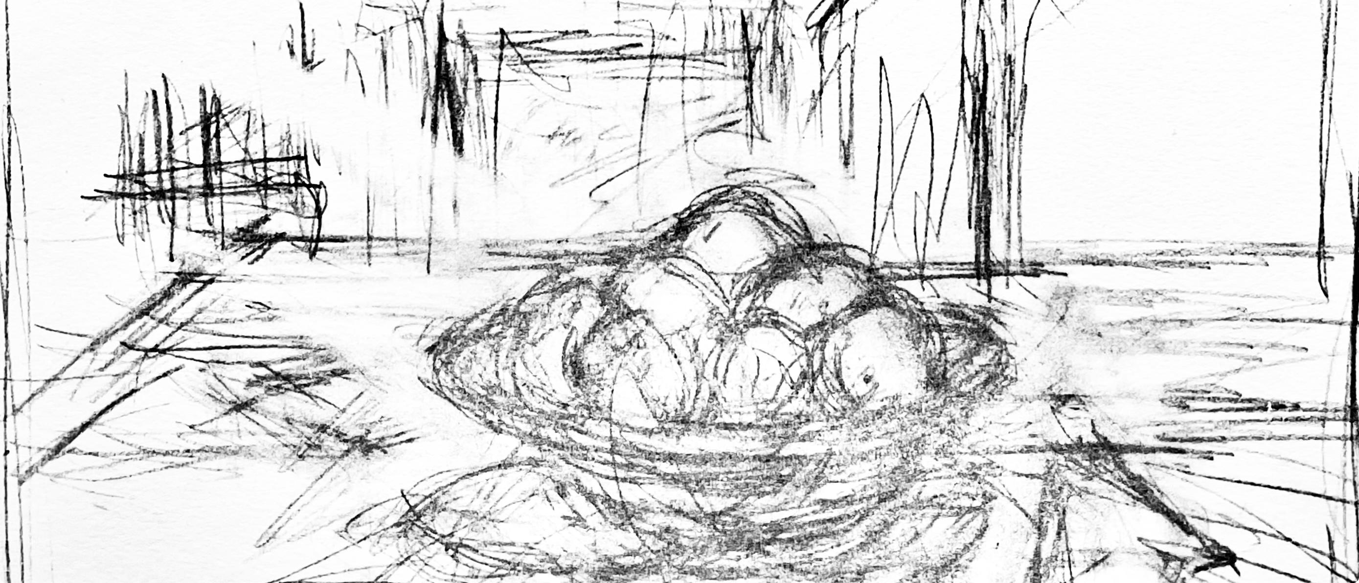 Giacometti, Composizione, Derrière le miroir (dopo) - Print Moderno di Alberto Giacometti