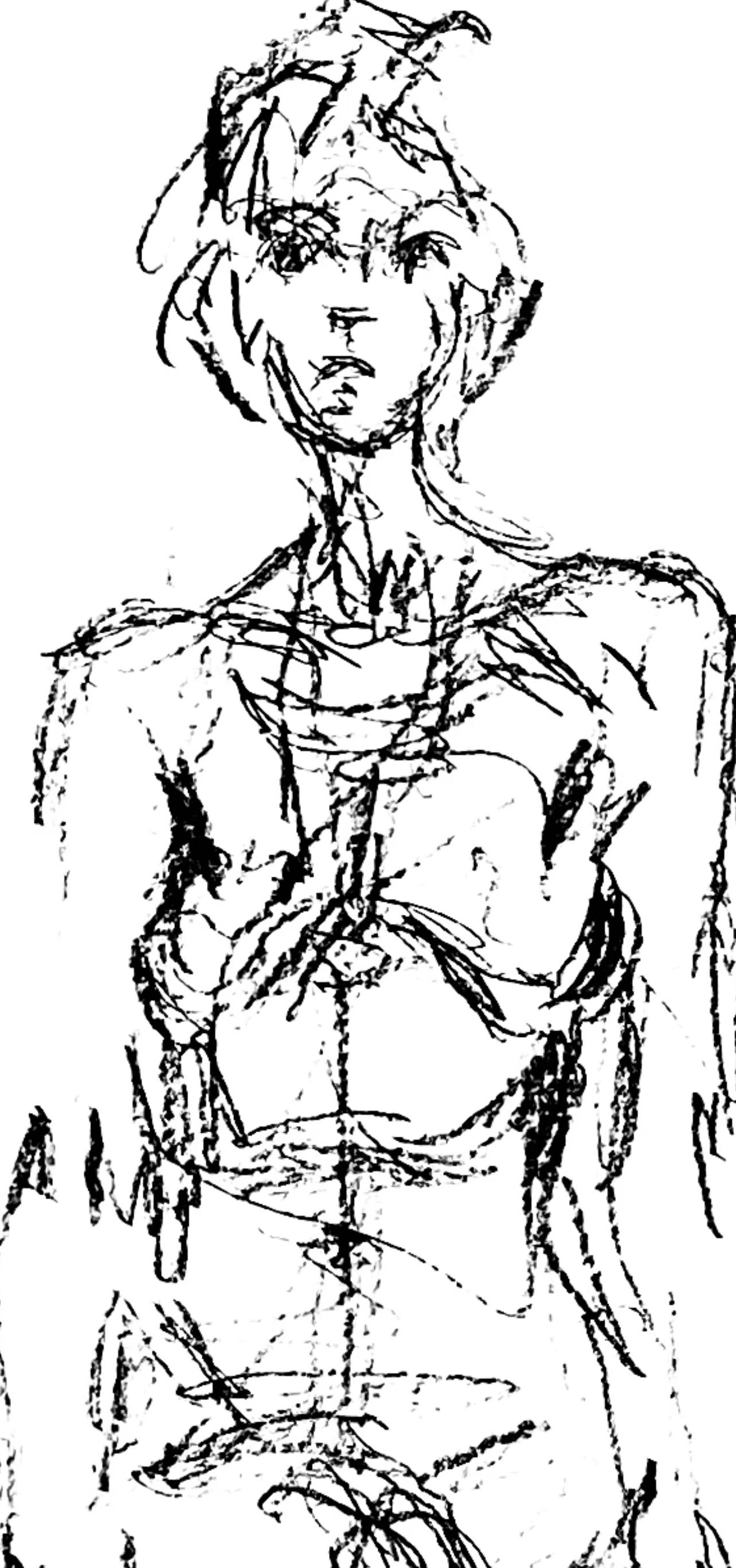 Giacometti, Komposition, Derrière le miroir (nach) (Moderne), Print, von Alberto Giacometti