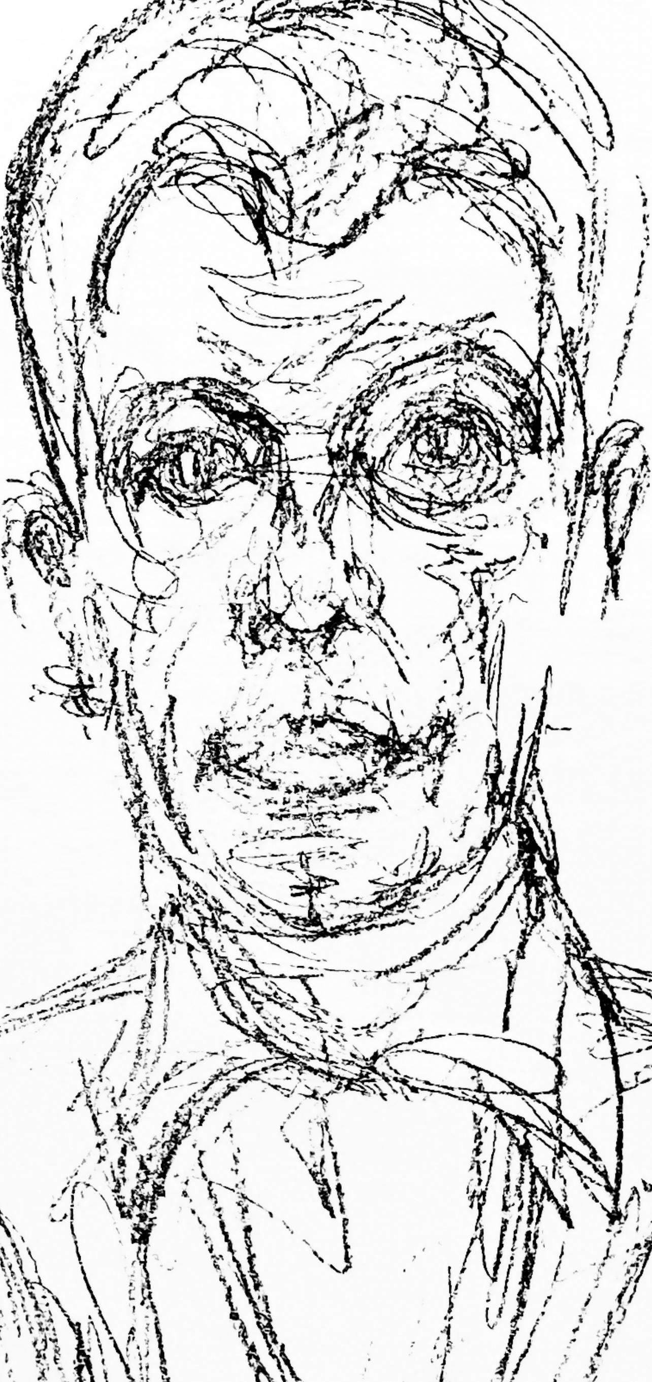 Giacometti, Komposition, Derrière le miroir (nach) (Moderne), Print, von Alberto Giacometti