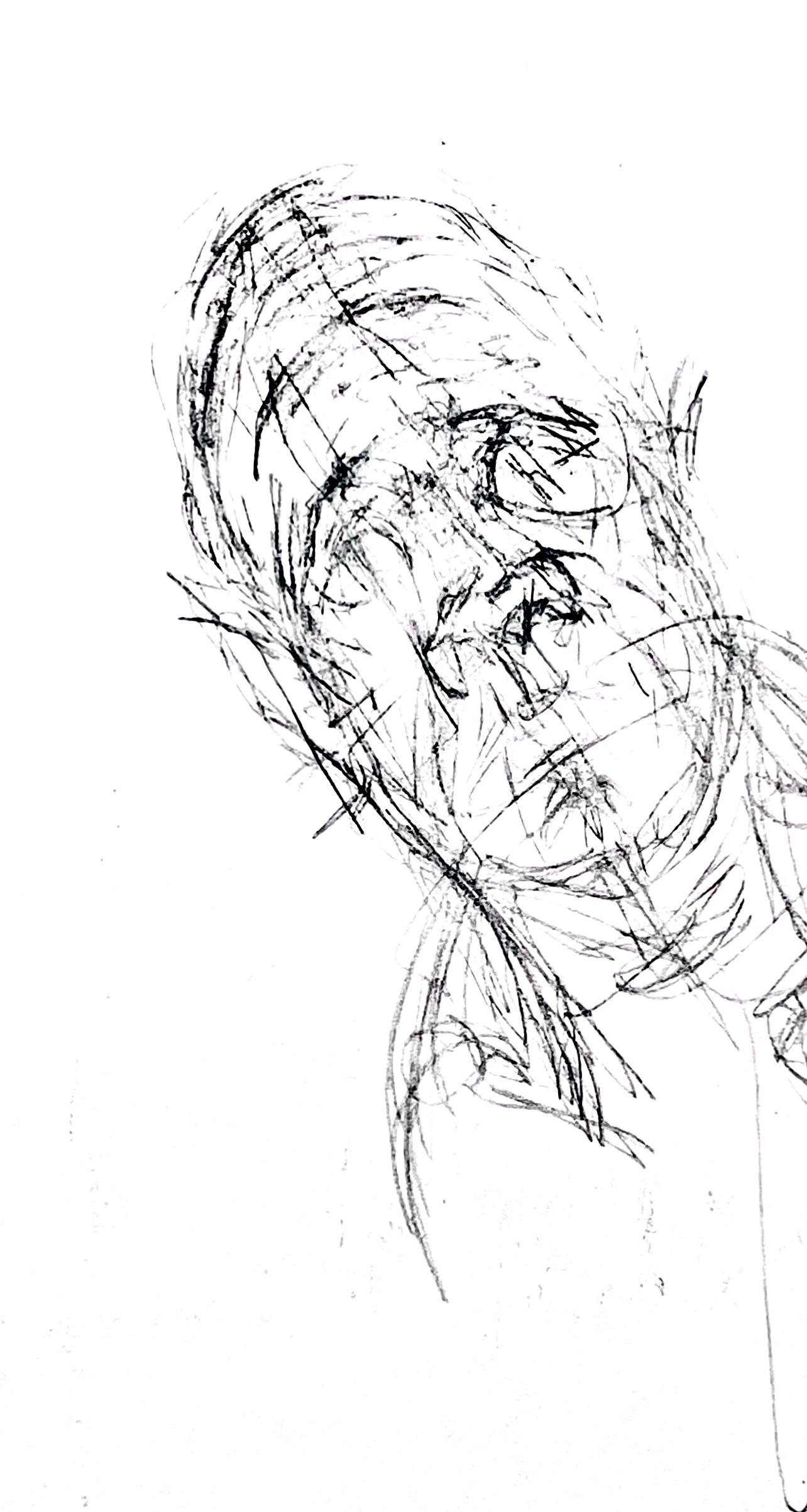 Giacometti, Komposition, Derrière le miroir (nach) (Moderne), Print, von Alberto Giacometti