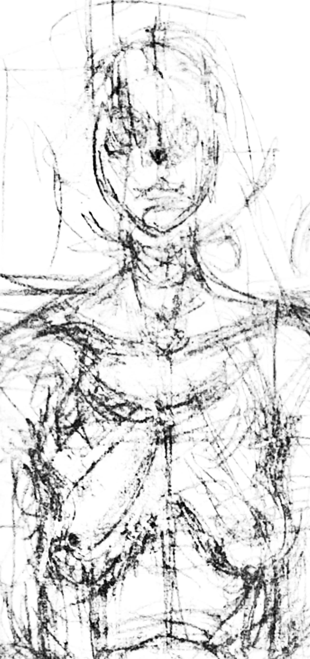 Giacometti, Komposition, Derrière le miroir (nach) (Grau), Figurative Print, von Alberto Giacometti