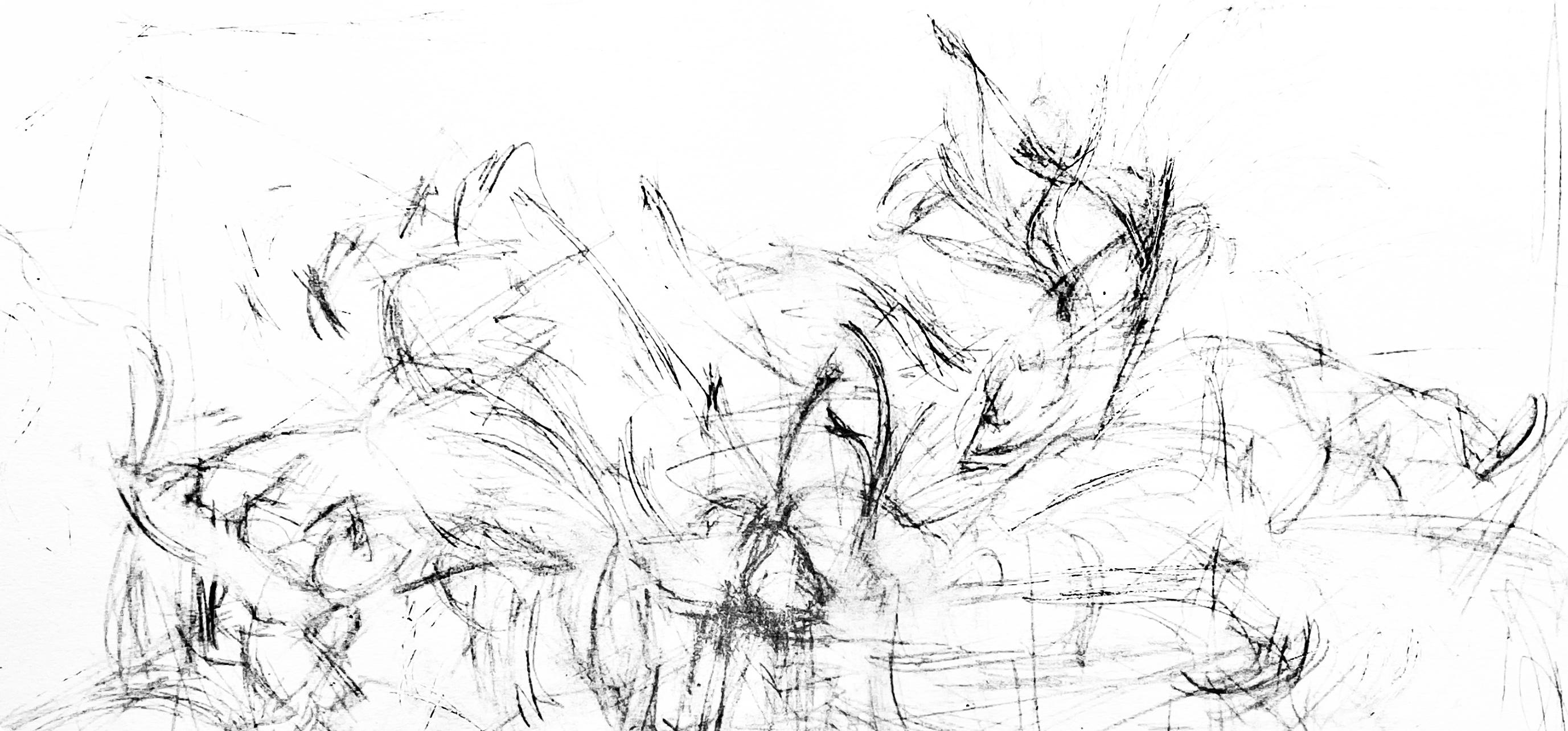 Giacometti, Composizione, Derrière le miroir (dopo) - Still-Life Print Grigio di Alberto Giacometti
