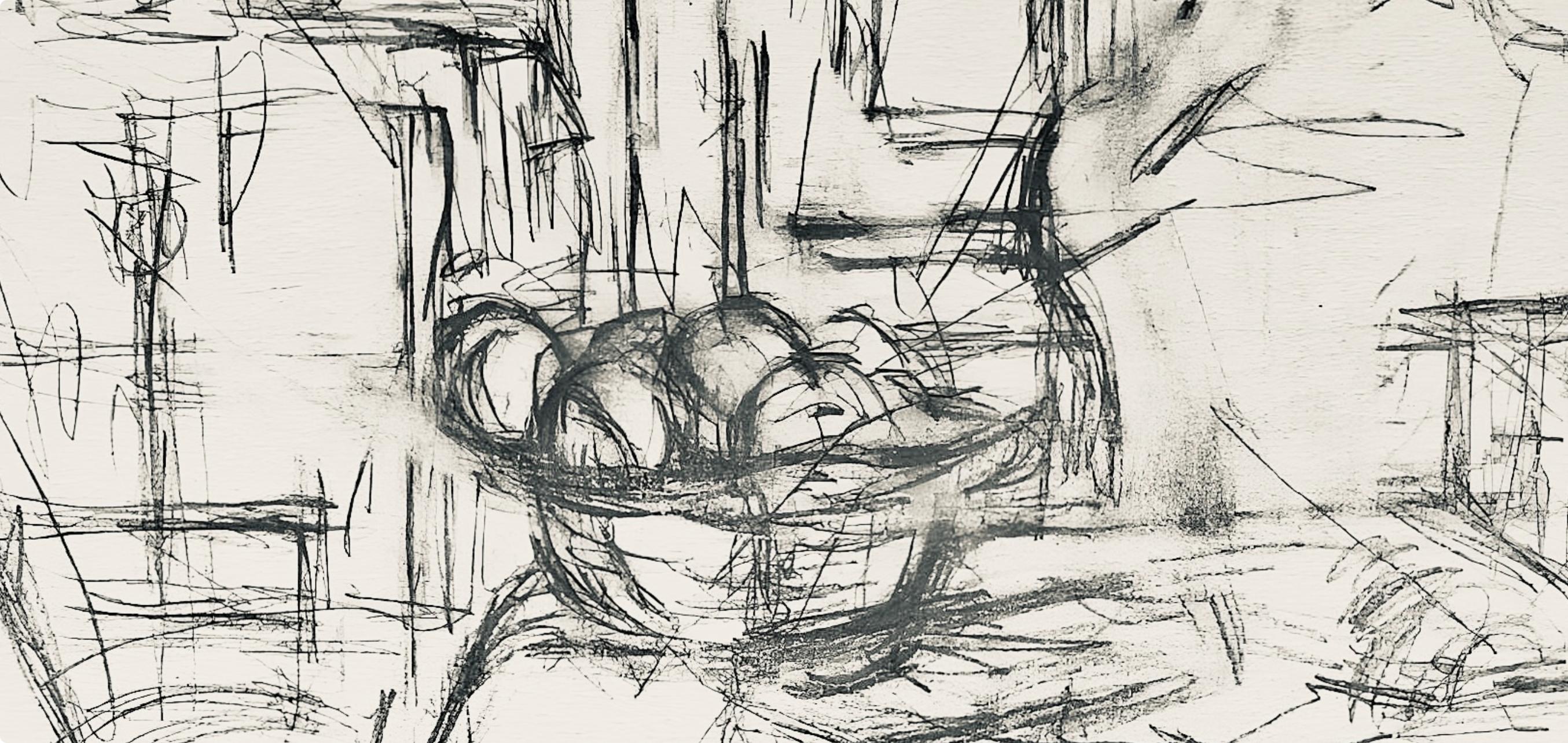 Giacometti, Composition, Derrière le miroir (d'après) en vente 1