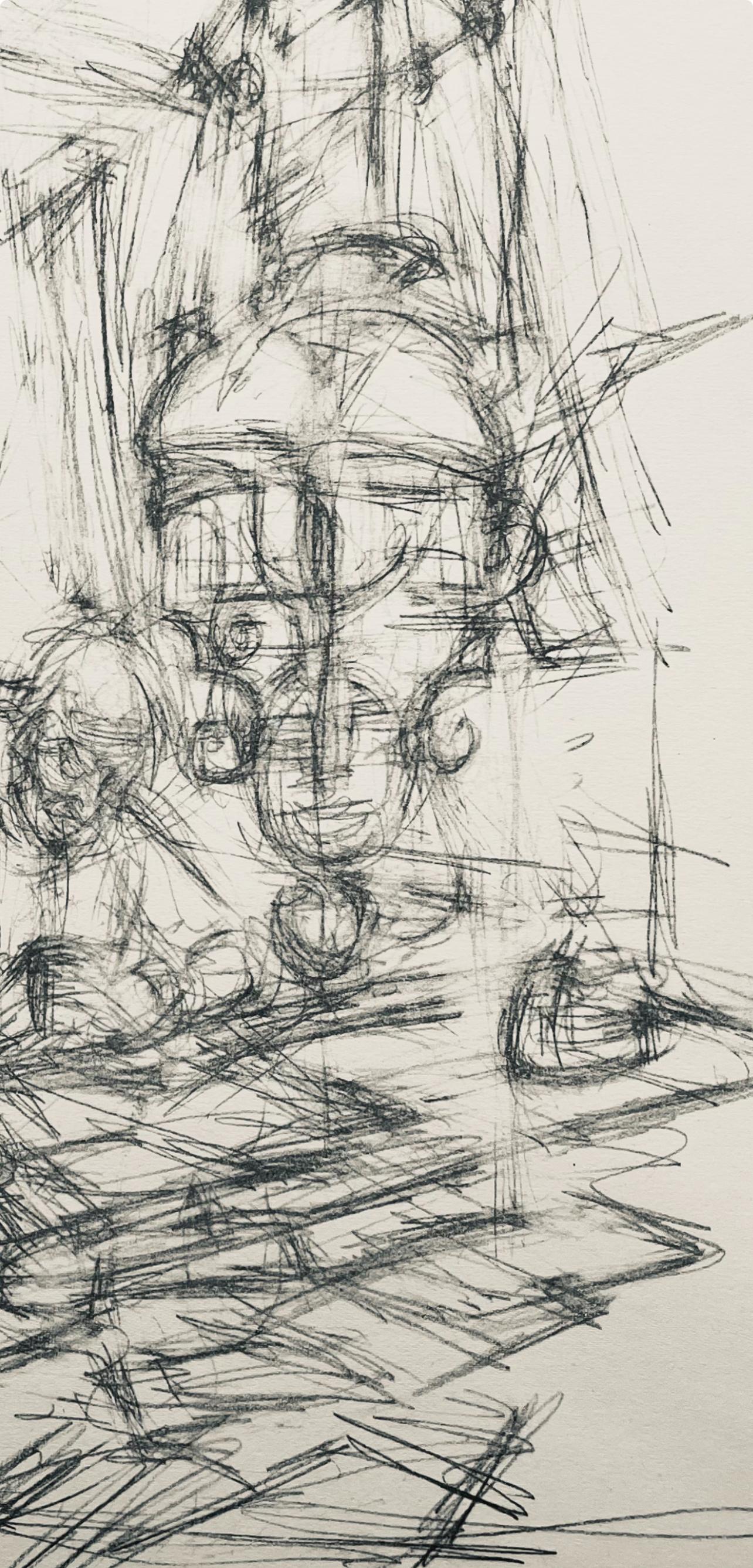 Giacometti, Komposition, Derrière le miroir (nach) im Angebot 1