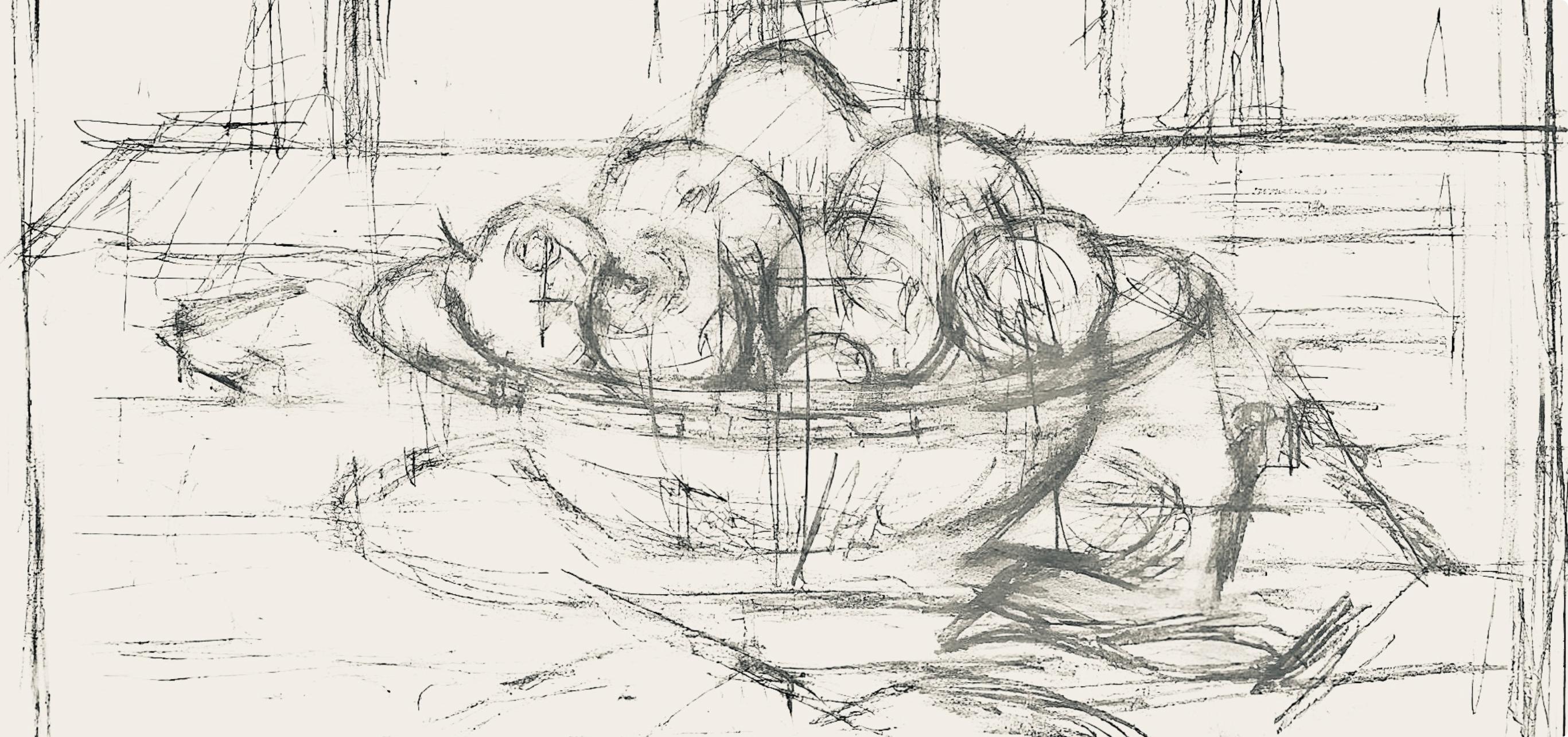 Giacometti, Composition, Derrière le miroir (d'après) en vente 2