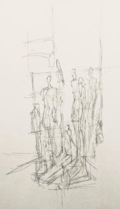 Giacometti, Composition, Derrière le miroir (d'après)