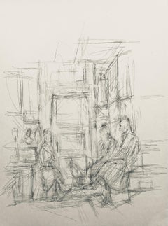 Giacometti, Composition, Derrière le miroir (d'après)