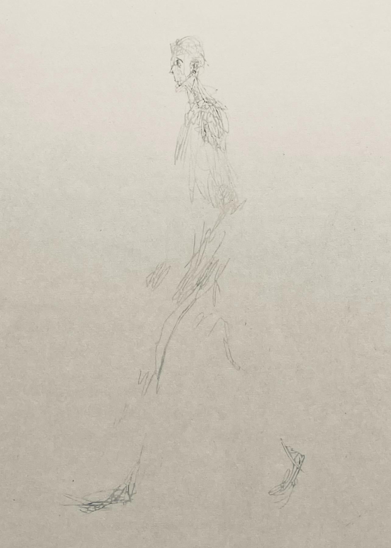 Alberto Giacometti Abstract Print – Giacometti, Komposition, Derrière le miroir (nach)