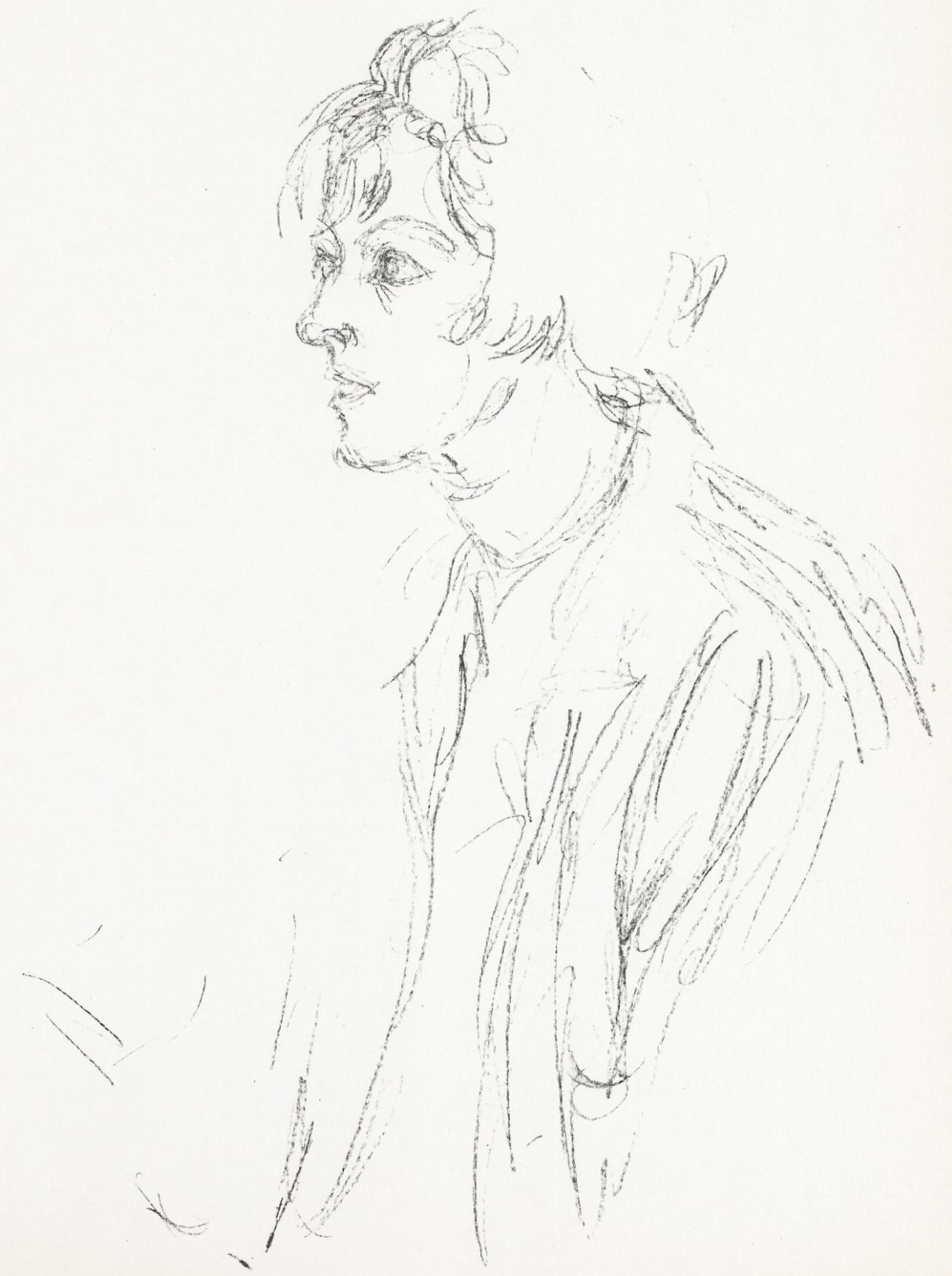 Alberto Giacometti Abstract Print – Giacometti, Komposition, Derrière le miroir (nach)