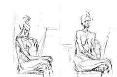 Giacometti, Composition, Derrière le miroir (after)