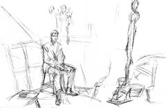 Giacometti, Composition, Derrière le miroir (after)